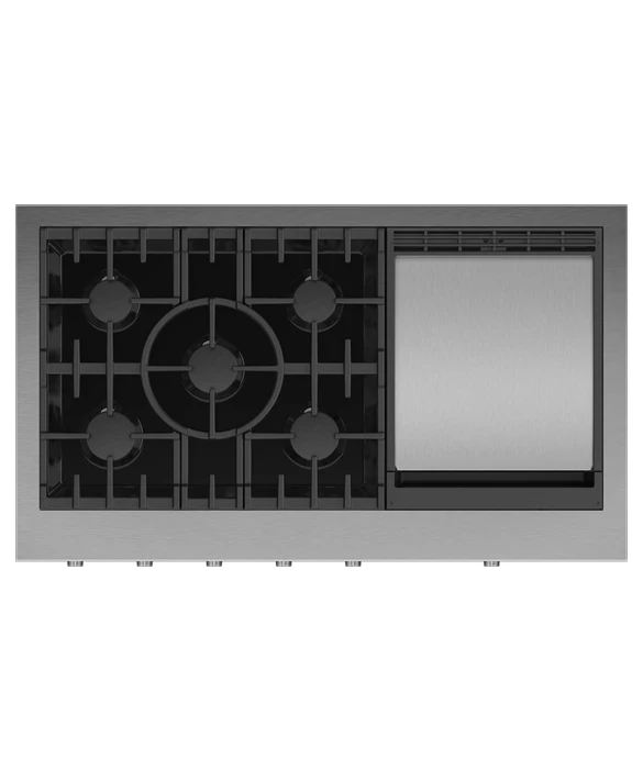 Fisher & Paykel 48" Series 9 Gas Rangetop with Griddle – CPV3-48*GD-N - Image 2