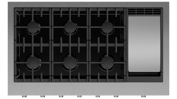 Fisher & Paykel 48" Series 9 Gas Rangetop with Griddle – CPV3-48*GD-N - Image 4