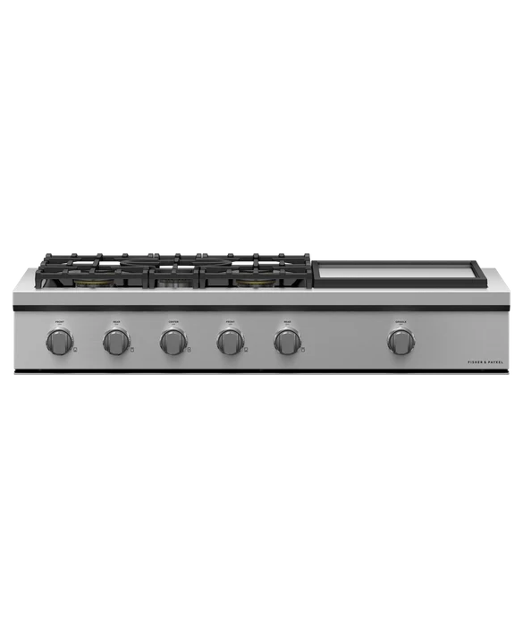 Fisher & Paykel 48" Series 9 Gas Rangetop with Griddle – CPV3-48*GD-N - Image 5