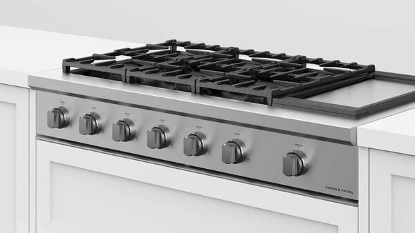 Fisher & Paykel 48" Series 9 Gas Rangetop with Griddle – CPV3-48*GD-N - Image 7