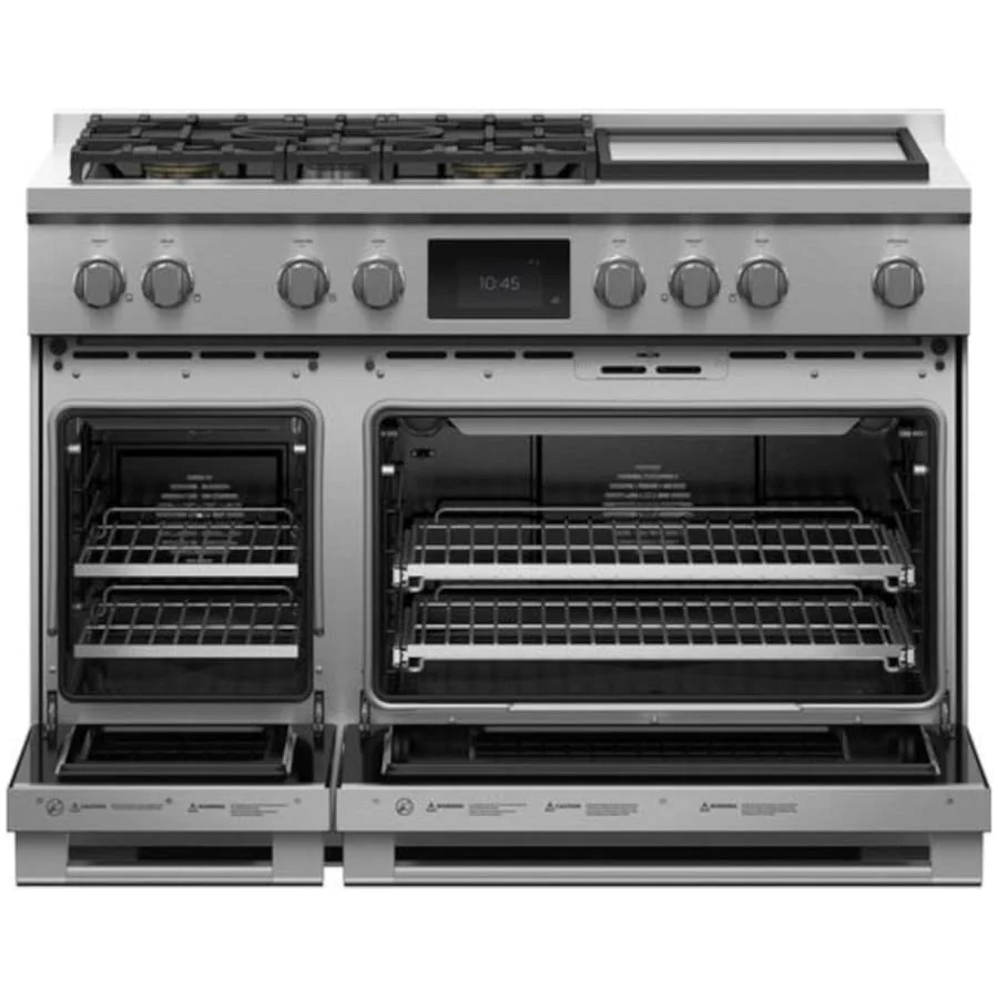Fisher & Paykel 48" Series 9 Professional Dual Fuel Range, 5 Burner + Griddle – RDV3-485GD-N - Image 4