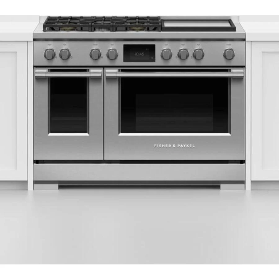 Fisher & Paykel 48" Series 9 Professional Dual Fuel Range, 5 Burner + Griddle – RDV3-485GD-N - Image 5