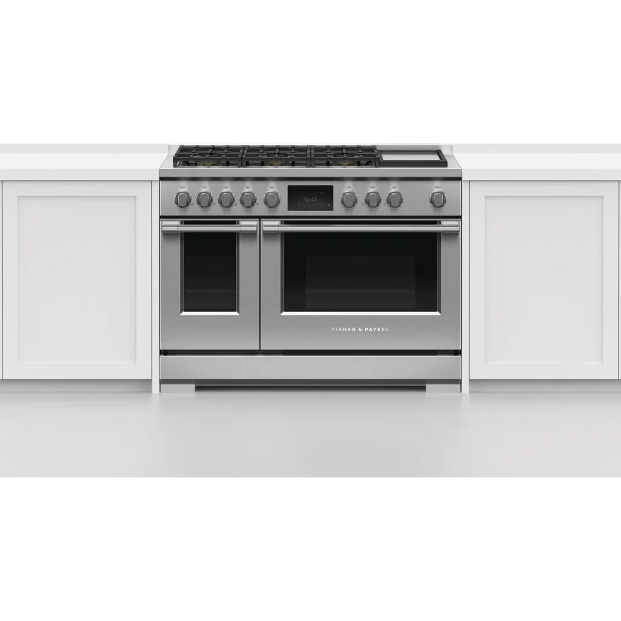 Fisher & Paykel 48" Series 9 Professional Dual Fuel Range, 6 Burner + Griddle – RDV3-486GD-N - Image 3