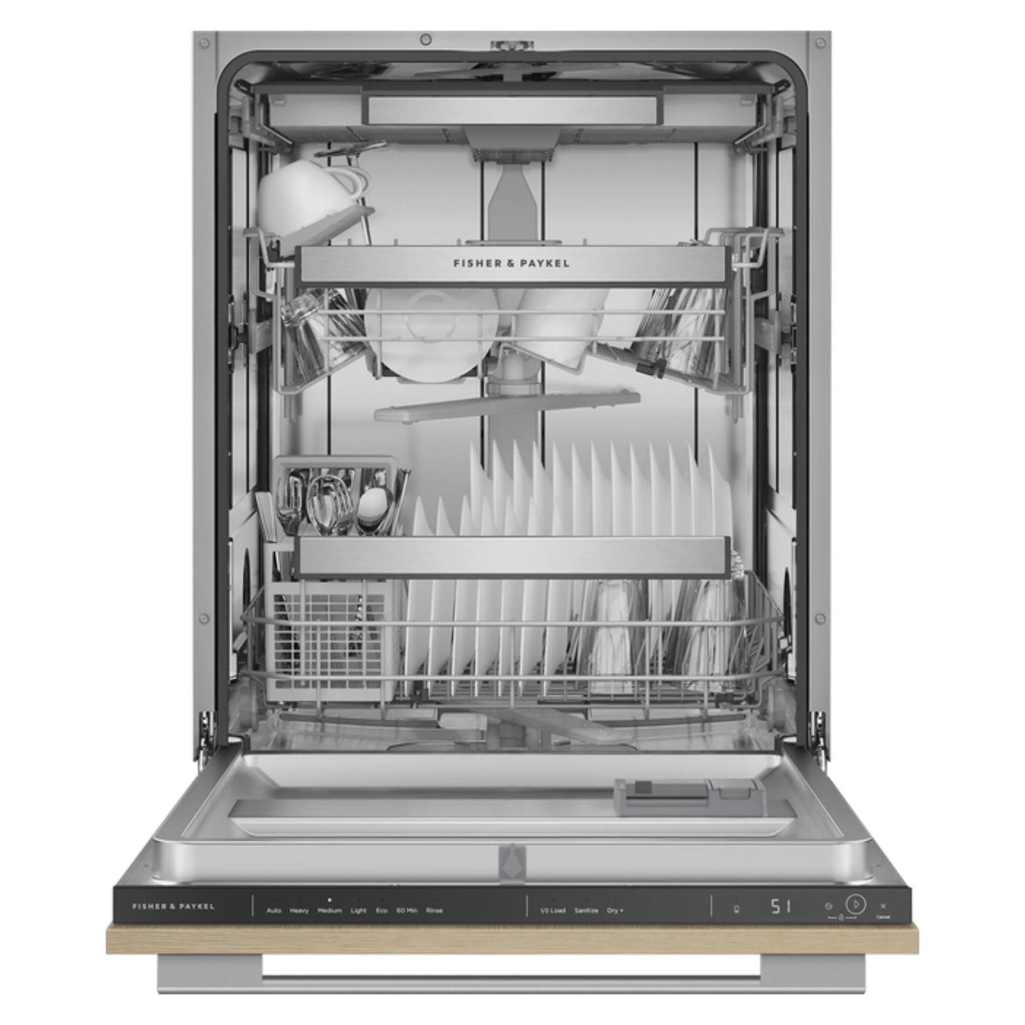 Fisher & Paykel Series 7 Integrated Tall Dishwasher - DW24UT2I3 - Image 6
