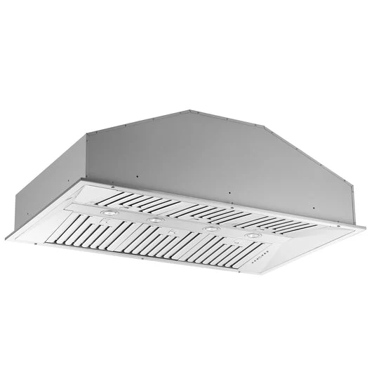 Forno Altilia 30-Inch Insert Range Hood, Stainless Steel, LED Lighting, Baffle Filters - Image 3