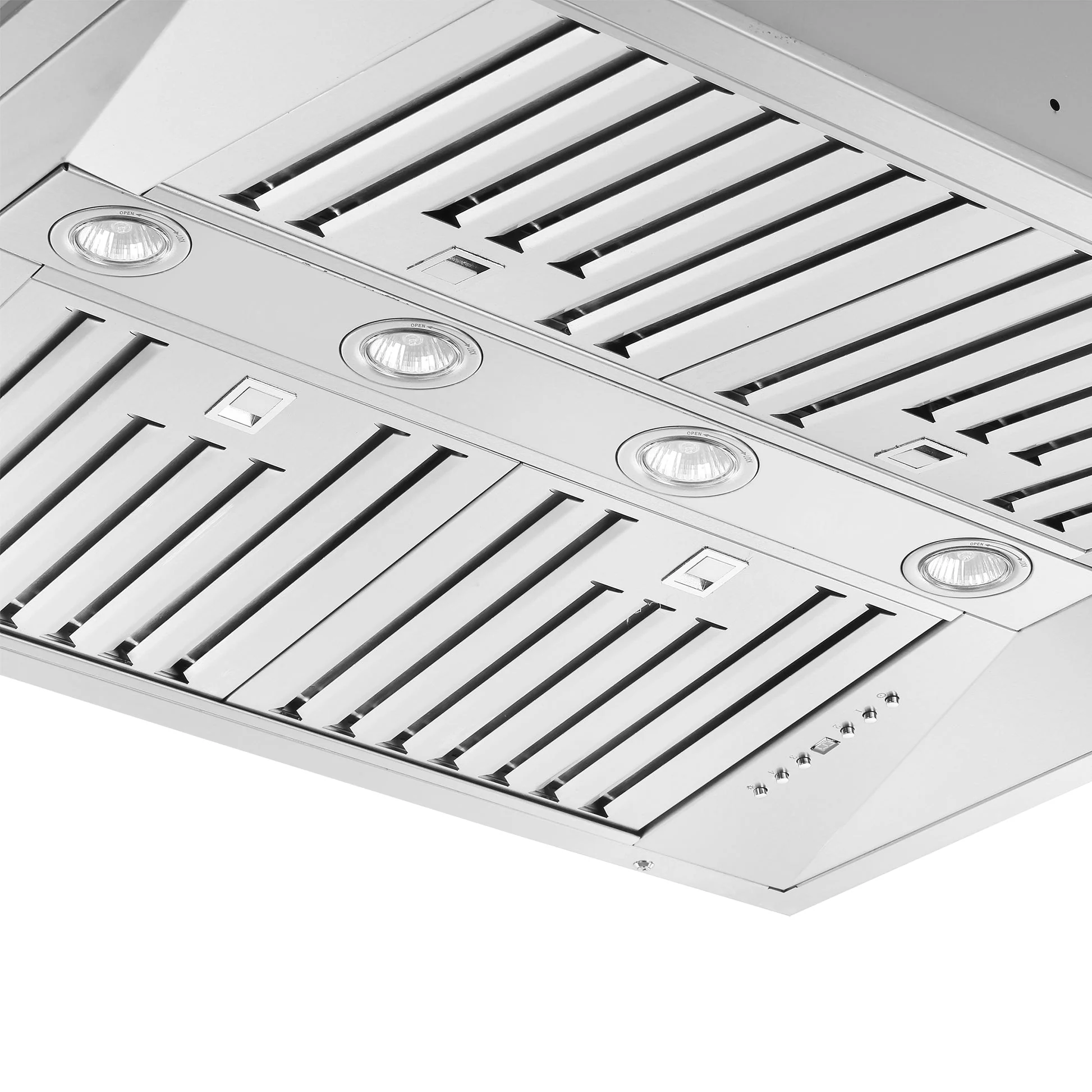Forno Altilia 36-Inch Insert Range Hood, Stainless Steel, LED Lighting, Baffle Filters - Image 6