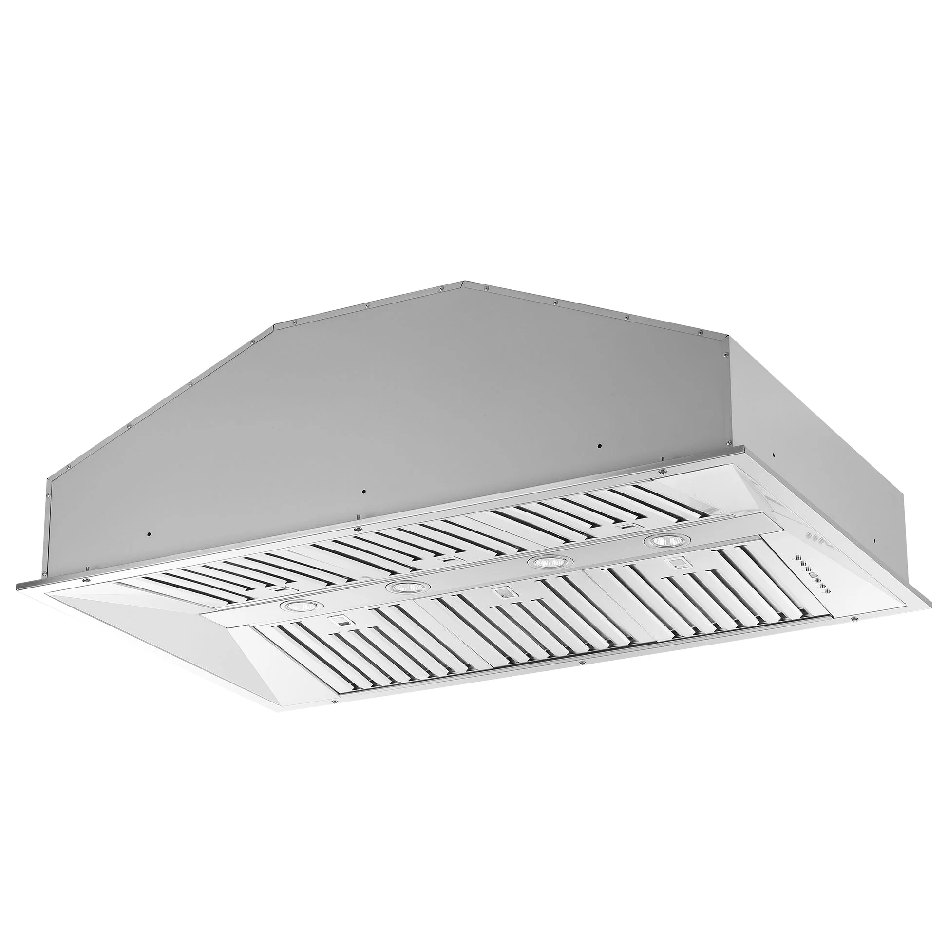 Forno Altilia 48-Inch Insert Range Hood, Stainless Steel, LED Lighting, Baffle Filters - Image 2