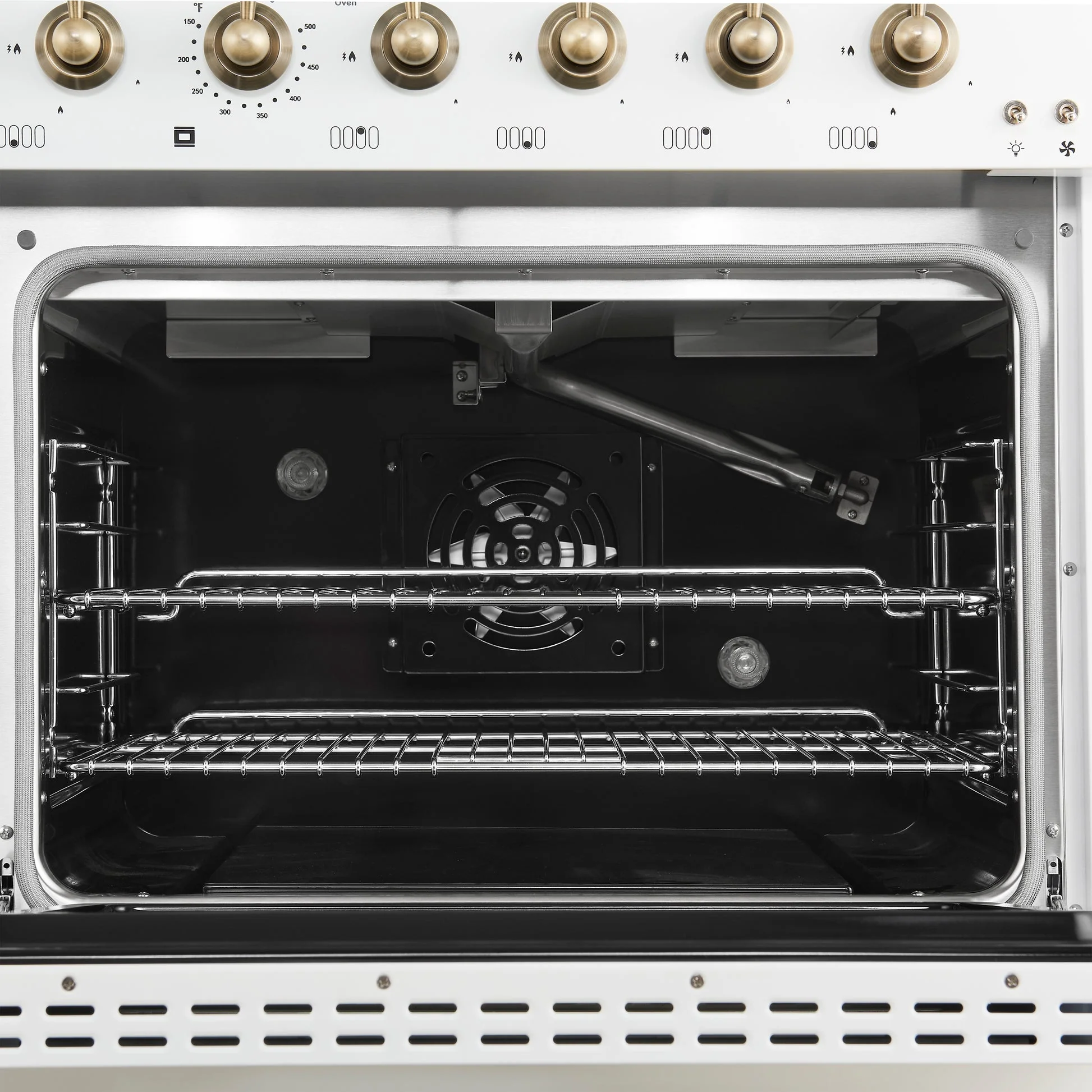 Forno Antico Freestanding Gas Range, Antique Brass Design, Convection Oven, Energy Efficient - Image 25