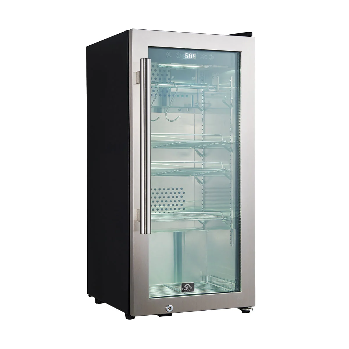 Forno Asciutto 16" Dry Aging Cabinet – 2.65 cu.ft, LED Lighting & Adjustable Shelves - Image 2