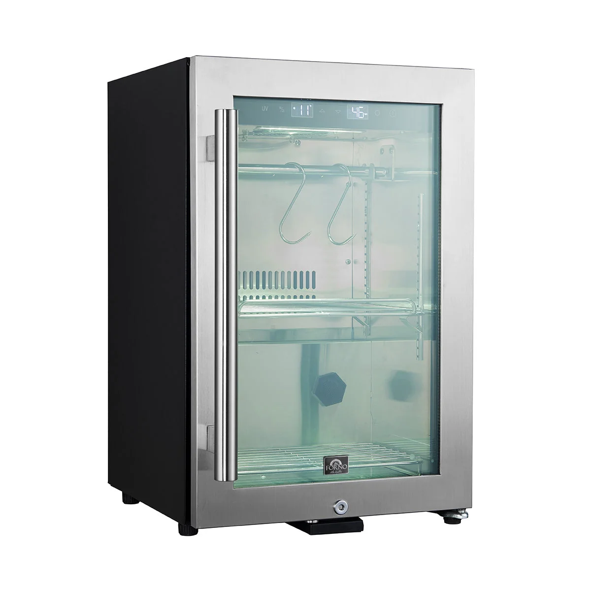 Forno Asciutto 17" Dry Aging Cabinet – 1.84 cu.ft, LED Lighting & Adjustable Shelves - Image 2