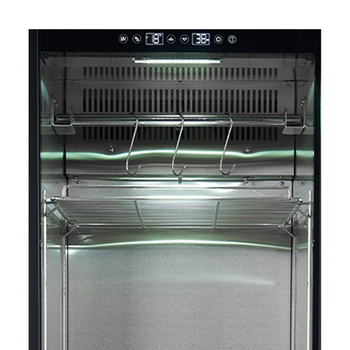 Forno Asciutto 24" Dry Aging Cabinet – Stainless Steel 304, 14.66 cu.ft, UV Sterilization - Image 6