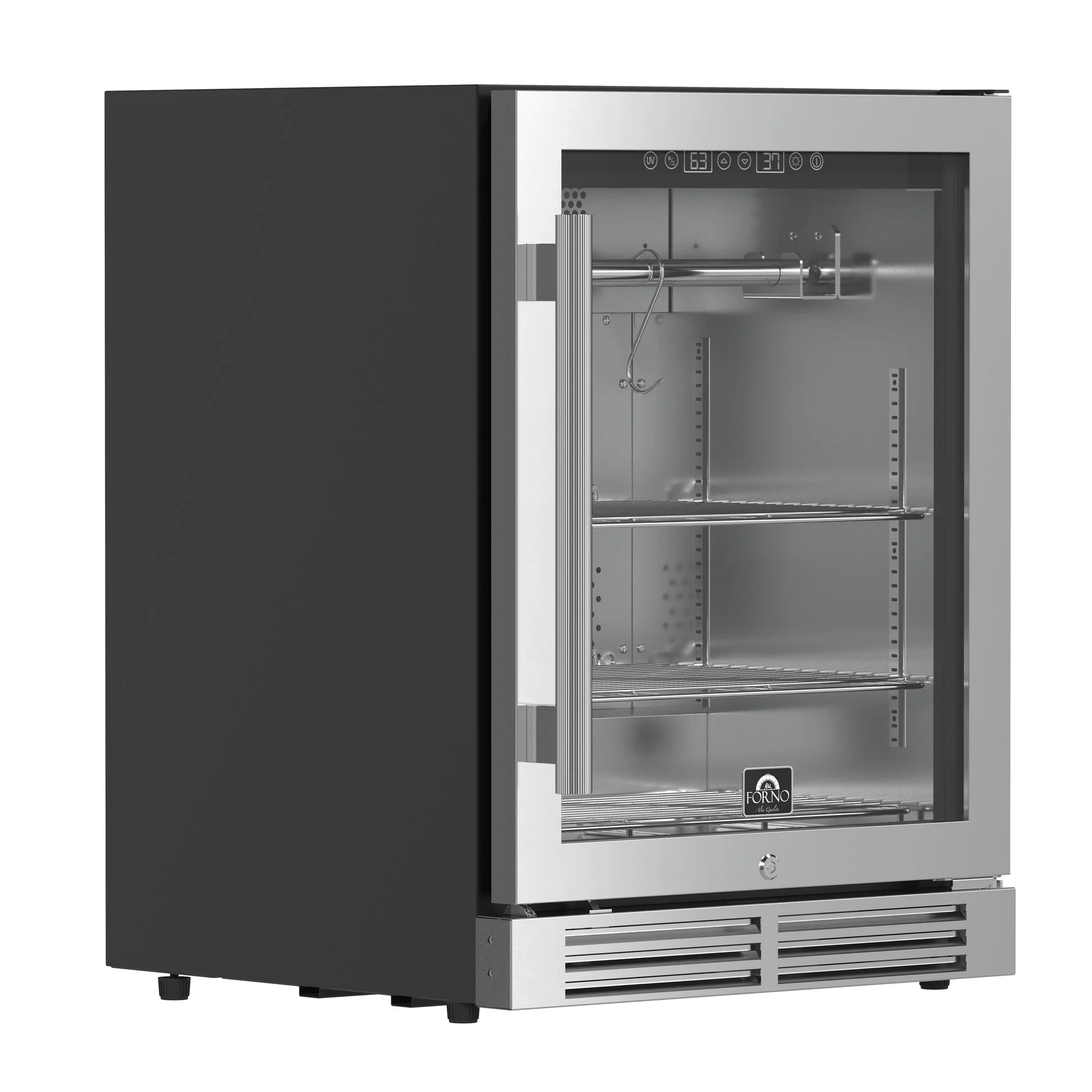 Forno Asciutto 24" Dry Aging Cabinet – 4.41 cu.ft, LED Lighting & Adjustable Shelves - Image 4