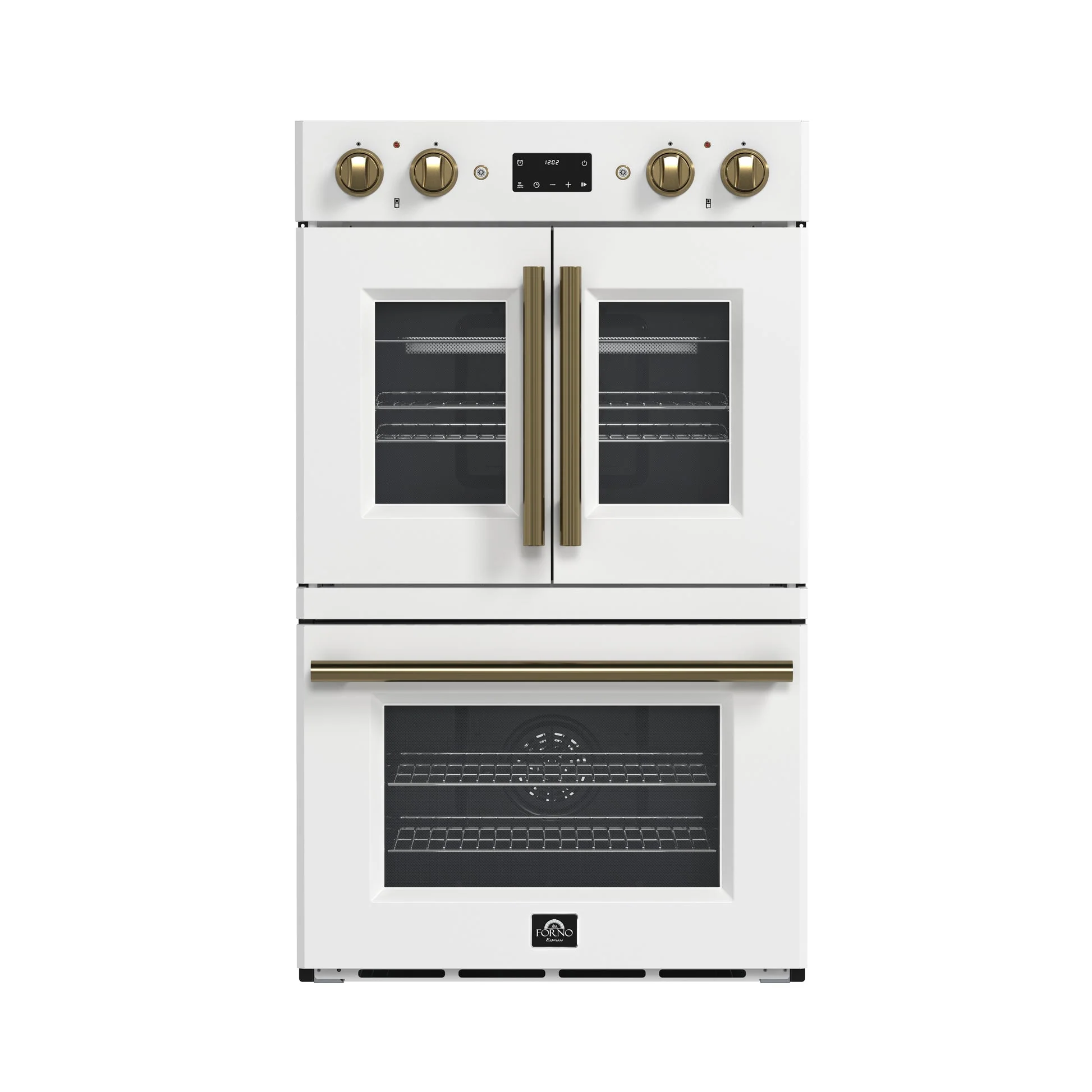 Forno Asti 30" Double Wall Oven – 7.36 cu.ft, 7200W Dual Convection, Upper French Doors, Air Fry, Sous Vide & Self-Clean - Image 2