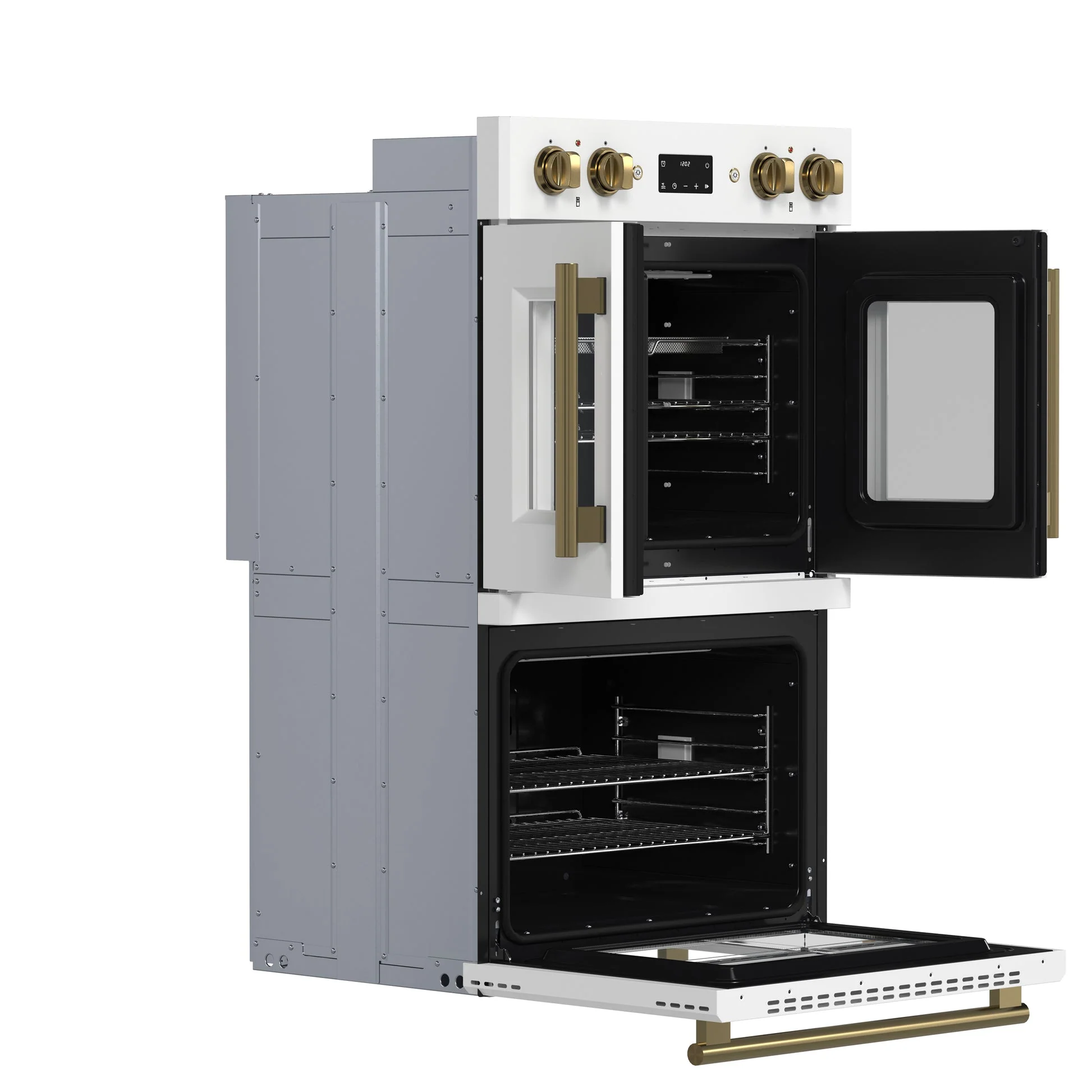 Forno Asti 30" Double Wall Oven – 7.36 cu.ft, 7200W Dual Convection, Upper French Doors, Air Fry, Sous Vide & Self-Clean - Image 20