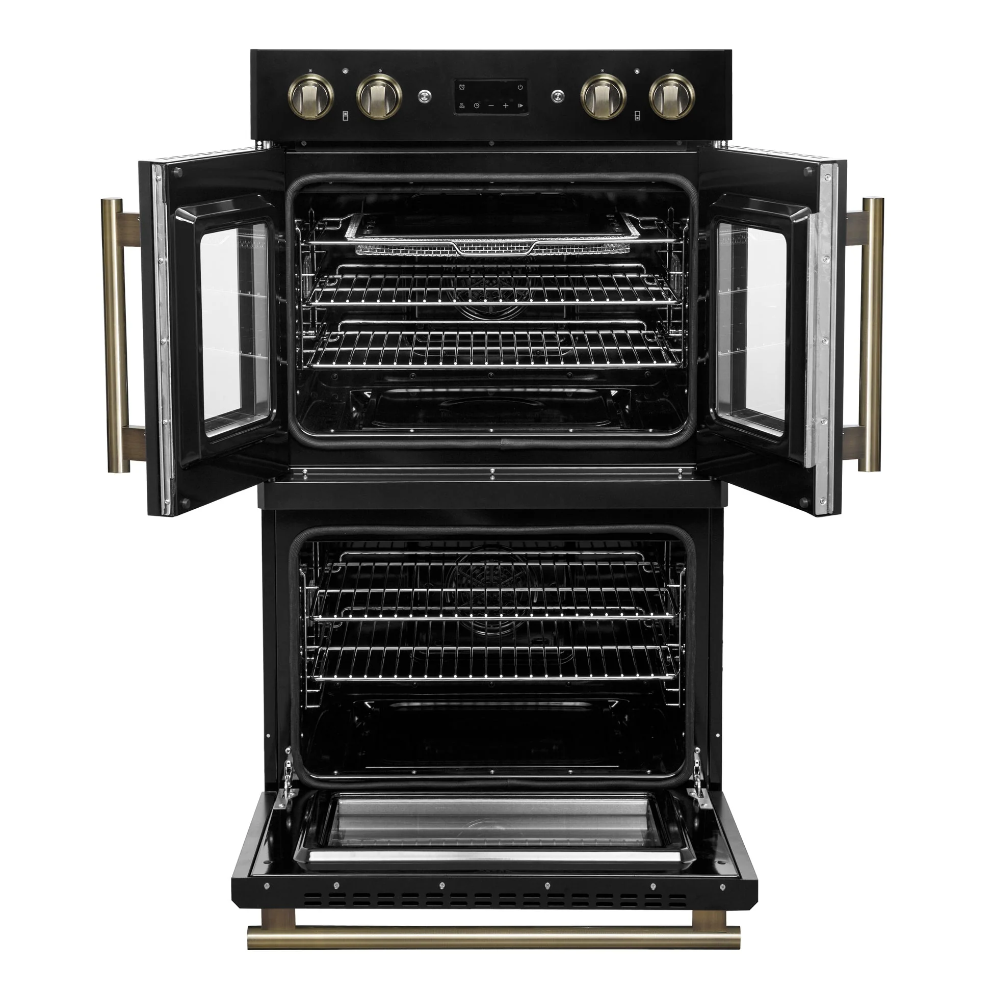 Forno Asti 30" Double Wall Oven – 7.36 cu.ft, 7200W Dual Convection, Upper French Doors, Air Fry, Sous Vide & Self-Clean - Image 3