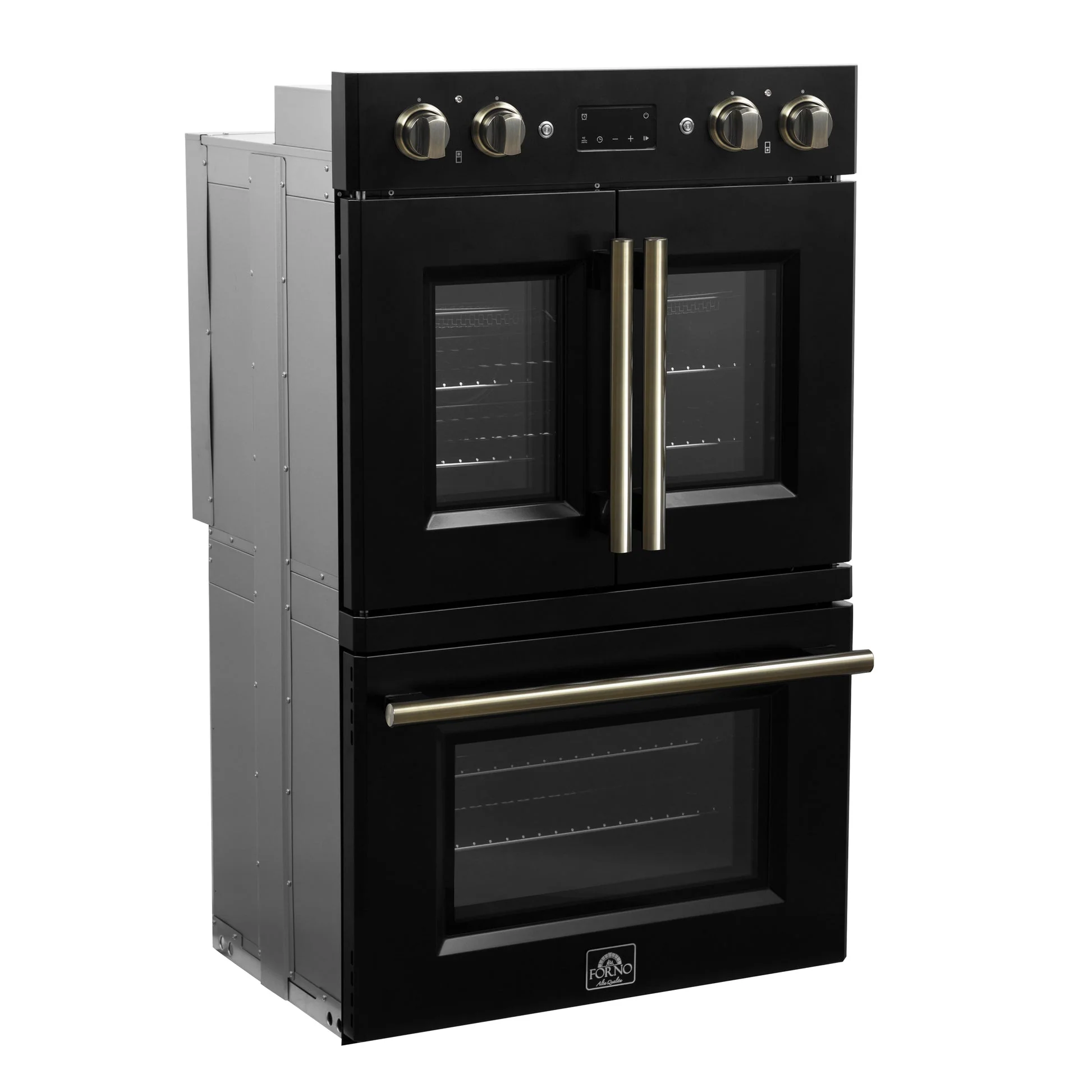 Forno Asti 30" Double Wall Oven – 7.36 cu.ft, 7200W Dual Convection, Upper French Doors, Air Fry, Sous Vide & Self-Clean - Image 4
