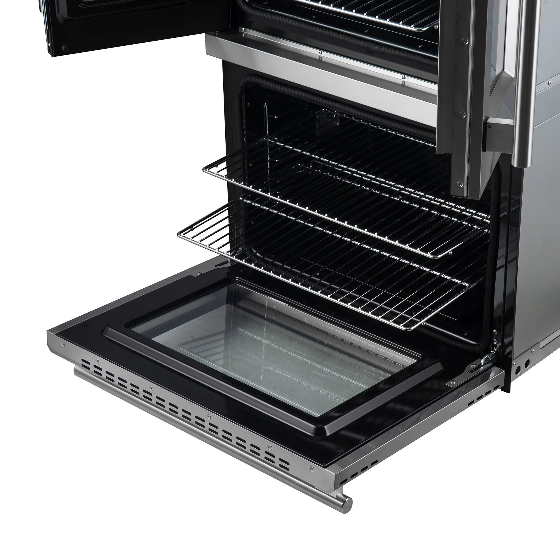 Forno Asti 30" Double Wall Oven – Stainless Steel with Upper French Doors, 7.36 cu.ft, 7200W Dual Convection, Air Fry, Self-Clean - Image 12