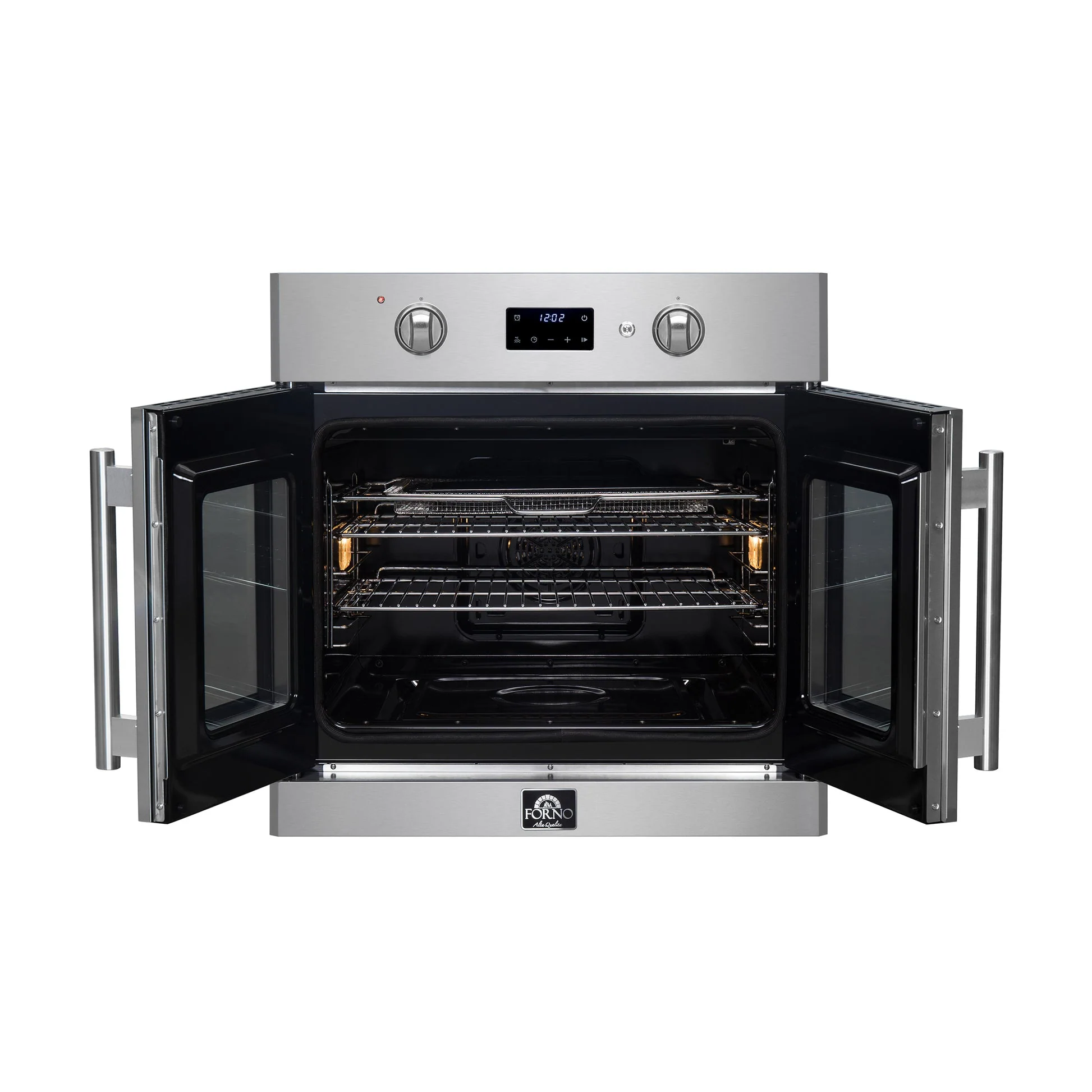 Forno Asti 30" French Door Electric Wall Oven – Stainless Steel, 3.68 cu.ft, 3600W, True Convection, Air Fry, Sous Vide & Self-Clean - Image 5