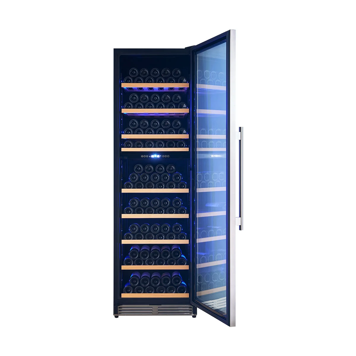Forno Avellino 24-Inch Dual Zone Wine Cooler, 16 cu.ft, Adjustable Temperature Zones, Stainless Steel - Image 4