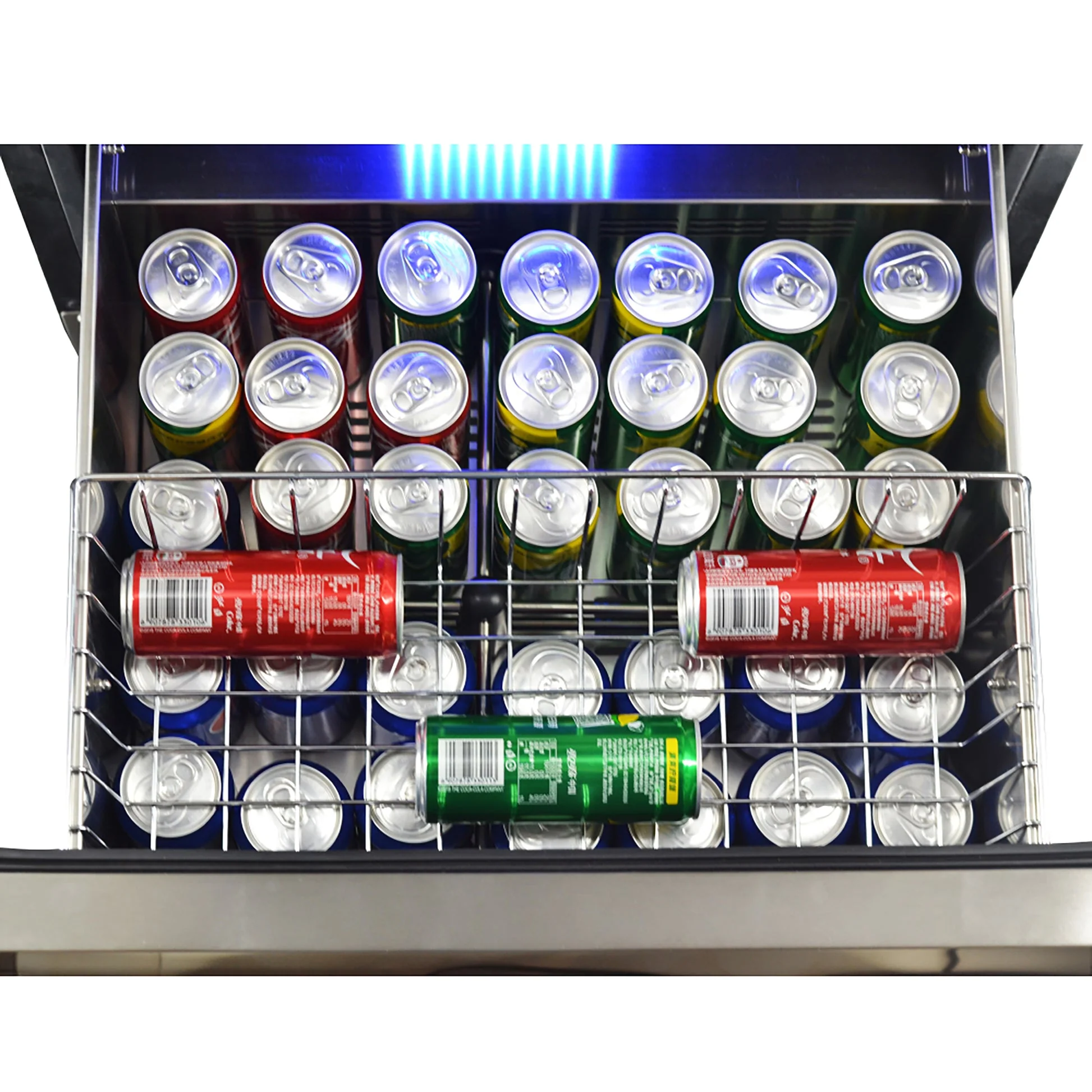 Forno Azienda 24-Inch Dual Temperature Zone Wine Cooler, Up to 108 Bottles, Two Refrigerated Drawers - Image 8