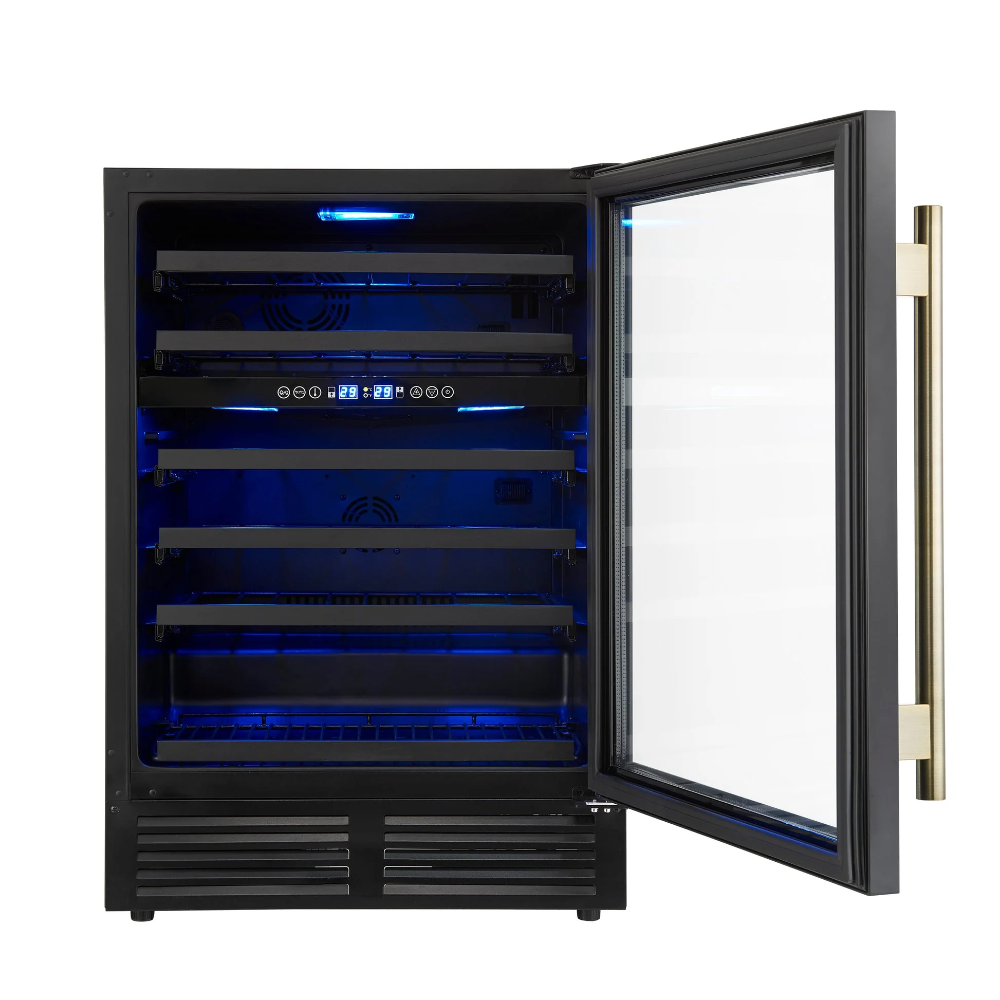 Forno Bacchino 24" Wine Cooler – 51 Bottle, Dual Zone, LED Lighting, Triple Glass Door, Built-In/Freestanding - Image 7