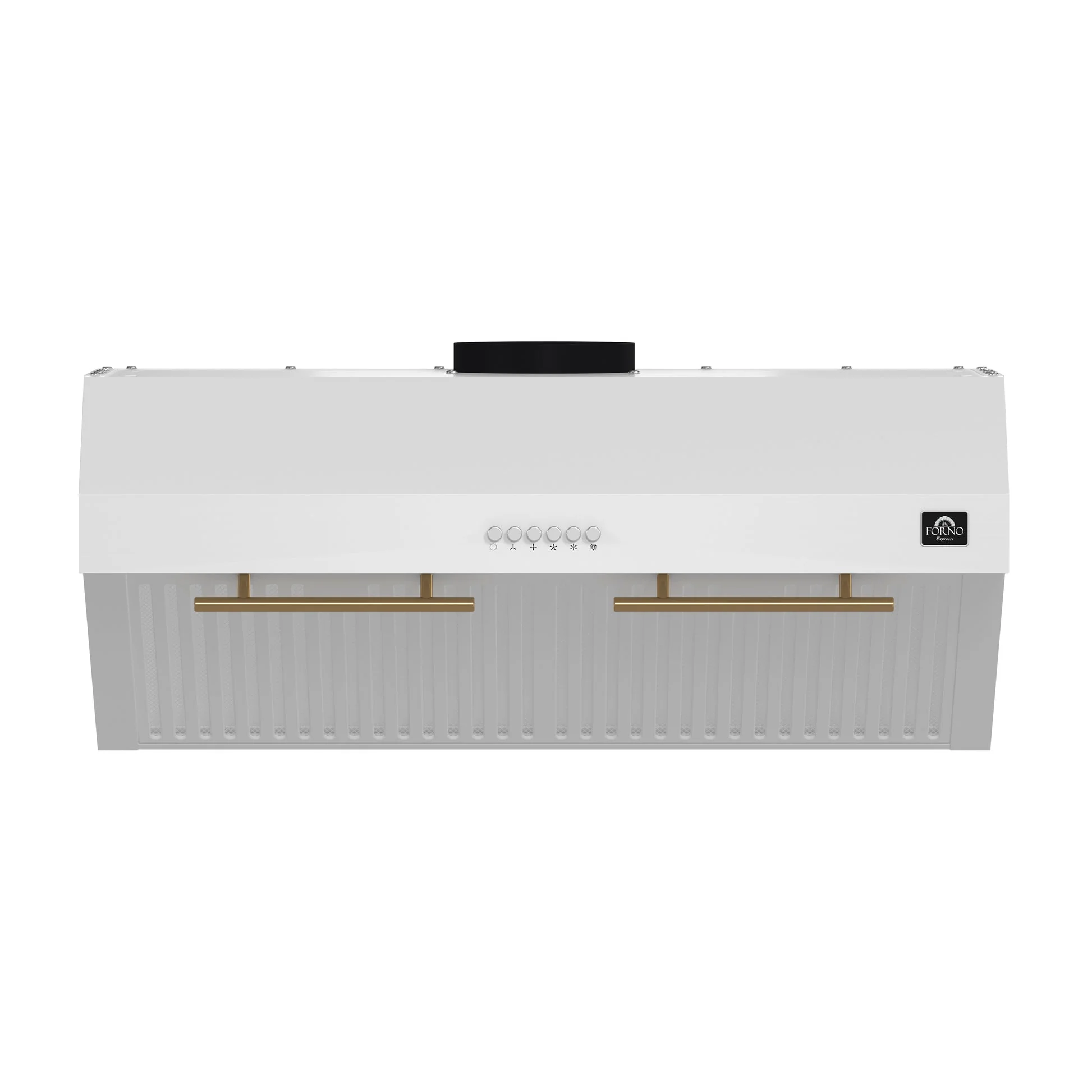 Forno Bari Espresso 30-Inch Under Cabinet Range Hood, 600 CFM, LED Lighting, Dishwasher-Safe Baffle Filters, 3-Speed Fan Control