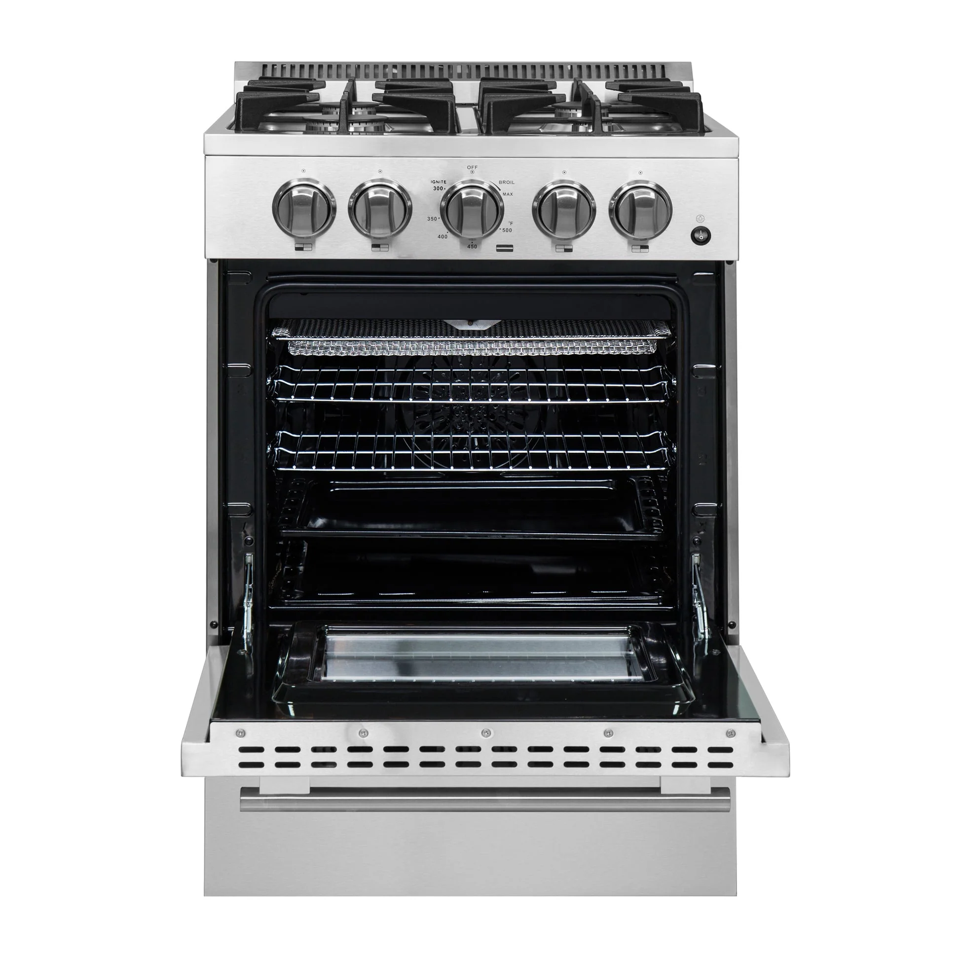 Forno Breno 24-Inch Freestanding Gas Range, Compact Design, Energy Efficient - Image 7