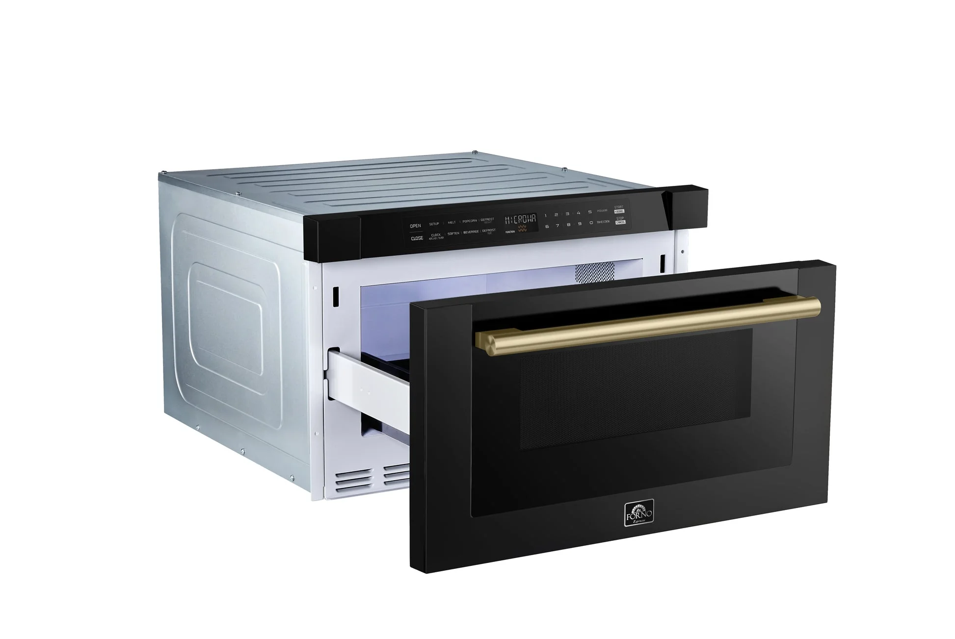Forno Capoliveri Espresso 24-Inch Microwave Drawer, 1.2 cu.ft, 1500 Watts, Built-In, 11 Power Levels, Sensor Cooking - Image 16