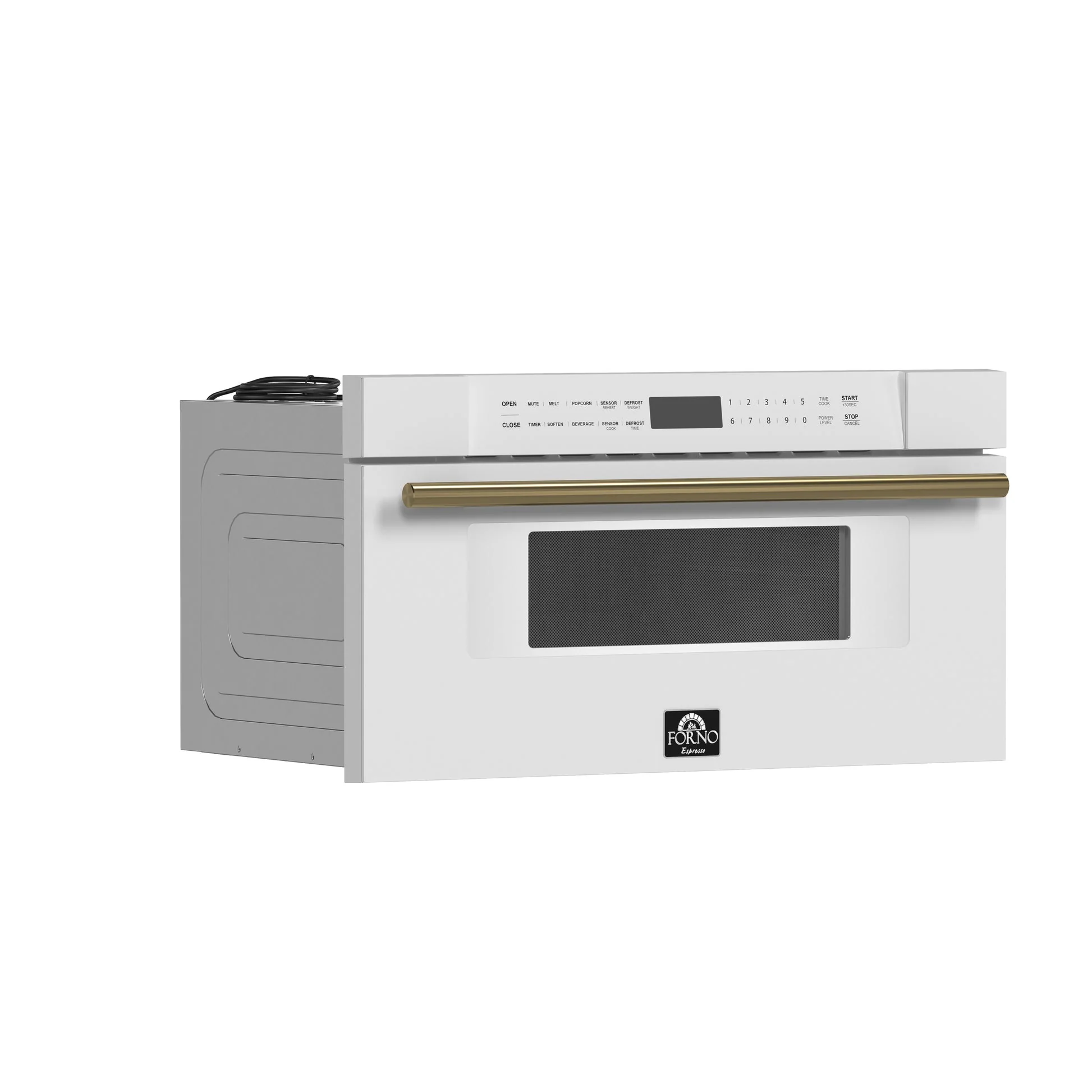 Forno Capoliveri Espresso 30" Microwave Drawer – 1.2 cu.ft, 1500W, Touch Control, Auto Open/Close & Sensor Cooking - Image 11