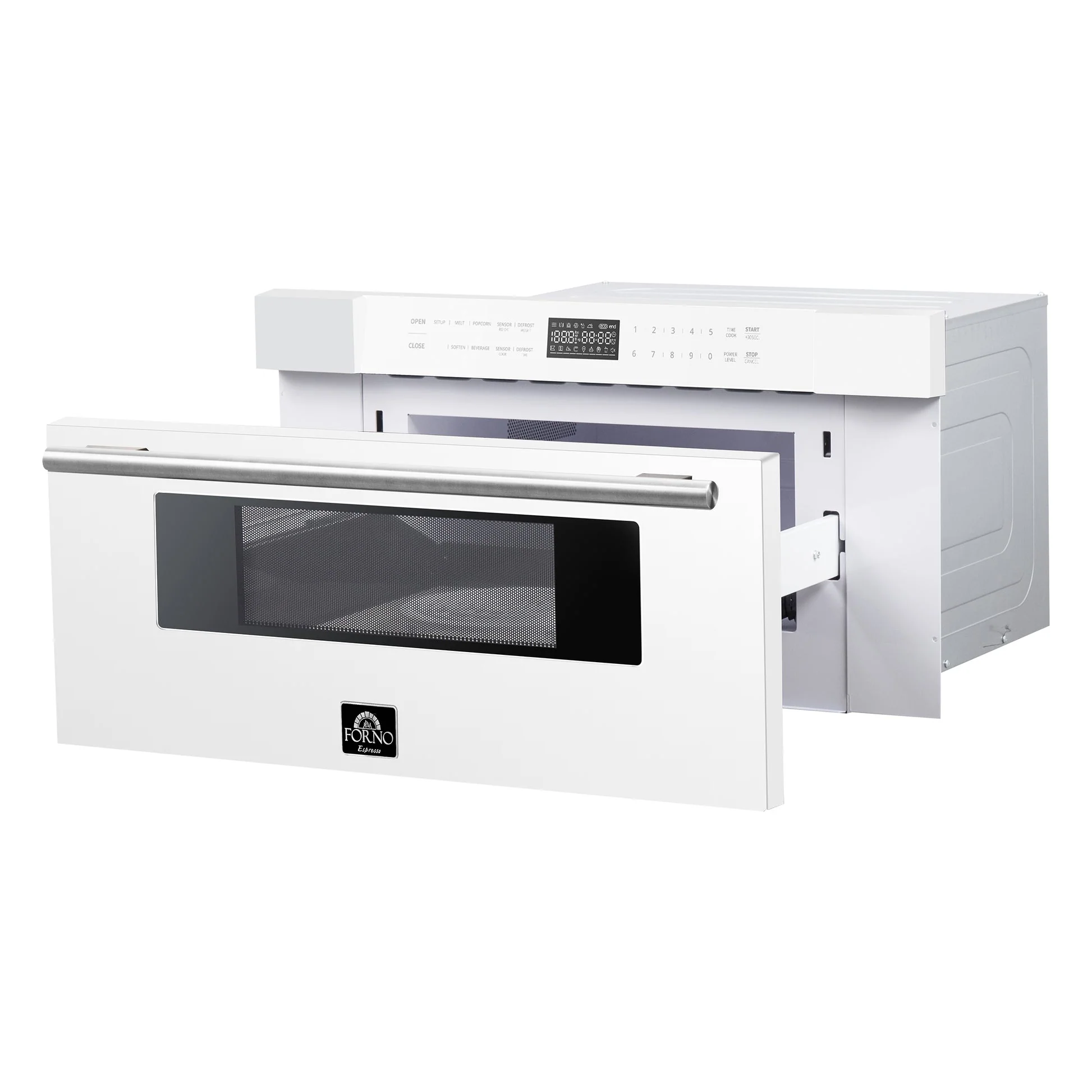 Forno Capoliveri Espresso 30" Microwave Drawer – 1.2 cu.ft, 1500W, Touch Control, Auto Open/Close & Sensor Cooking - Image 17