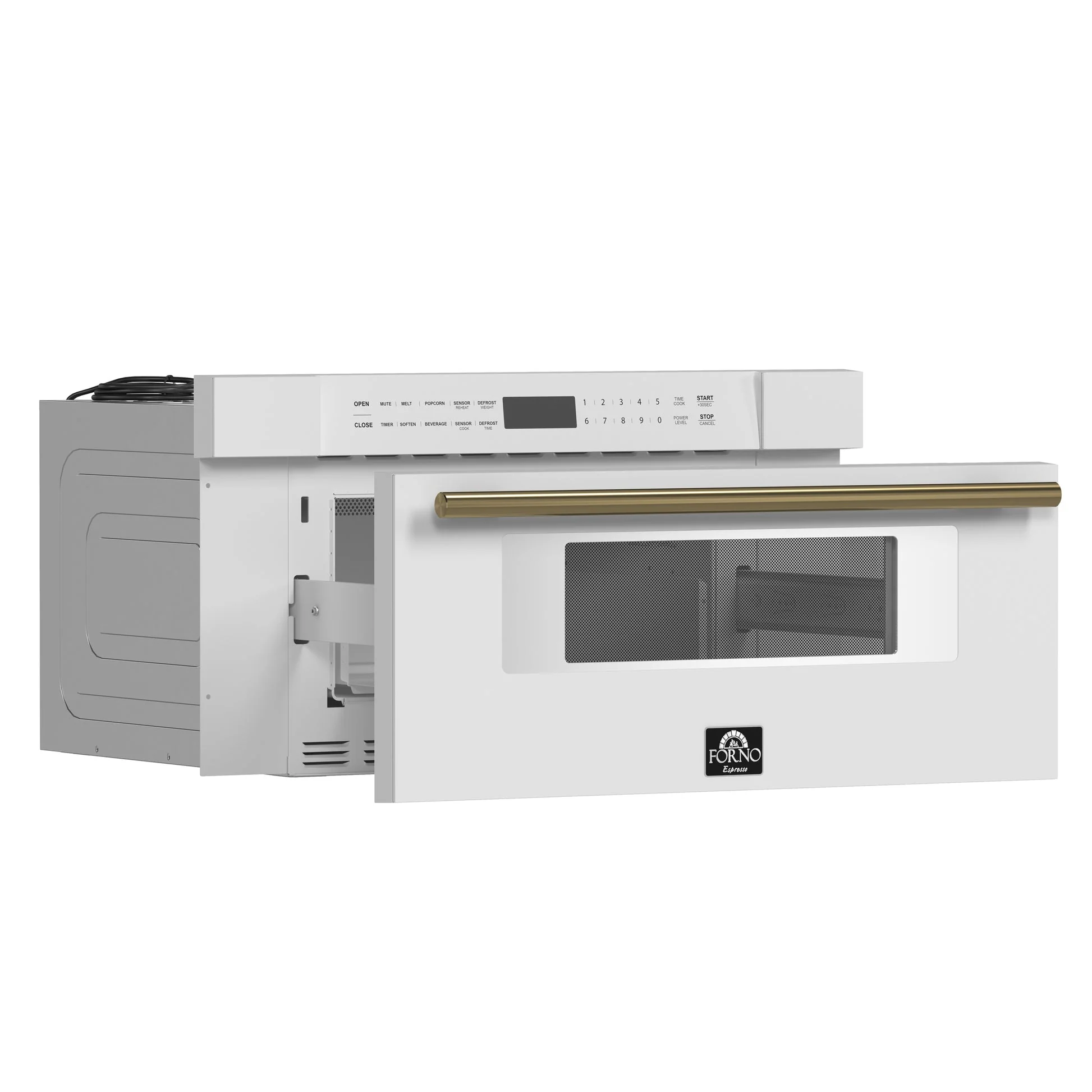 Forno Capoliveri Espresso 30" Microwave Drawer – 1.2 cu.ft, 1500W, Touch Control, Auto Open/Close & Sensor Cooking - Image 18