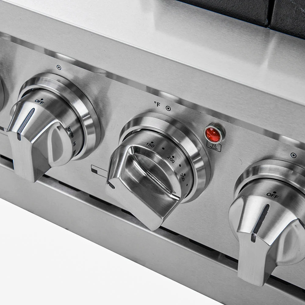 Forno Capriasca 36-Inch Gas Range, Stainless Steel, 6 Brass Burners, 120,000 BTU, Convection Oven, Energy Efficient - Image 11