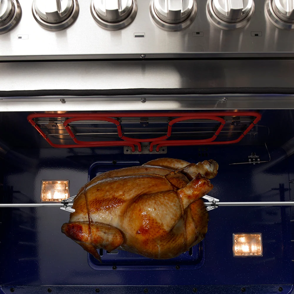 Forno Capriasca 48-Inch Freestanding Dual Fuel Range, 8 Burners, True Convection Oven - Image 6