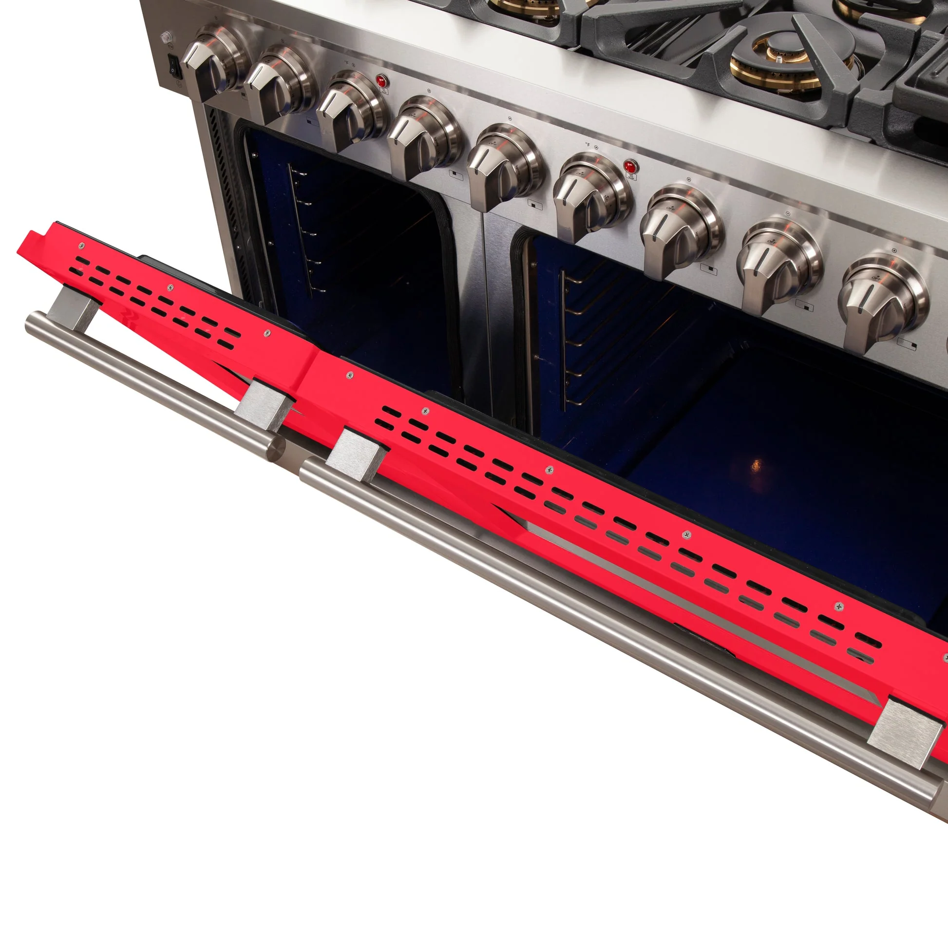 Forno Capriasca 48-inch Freestanding Gas Range with 8 Burners & Color Door - Image 24