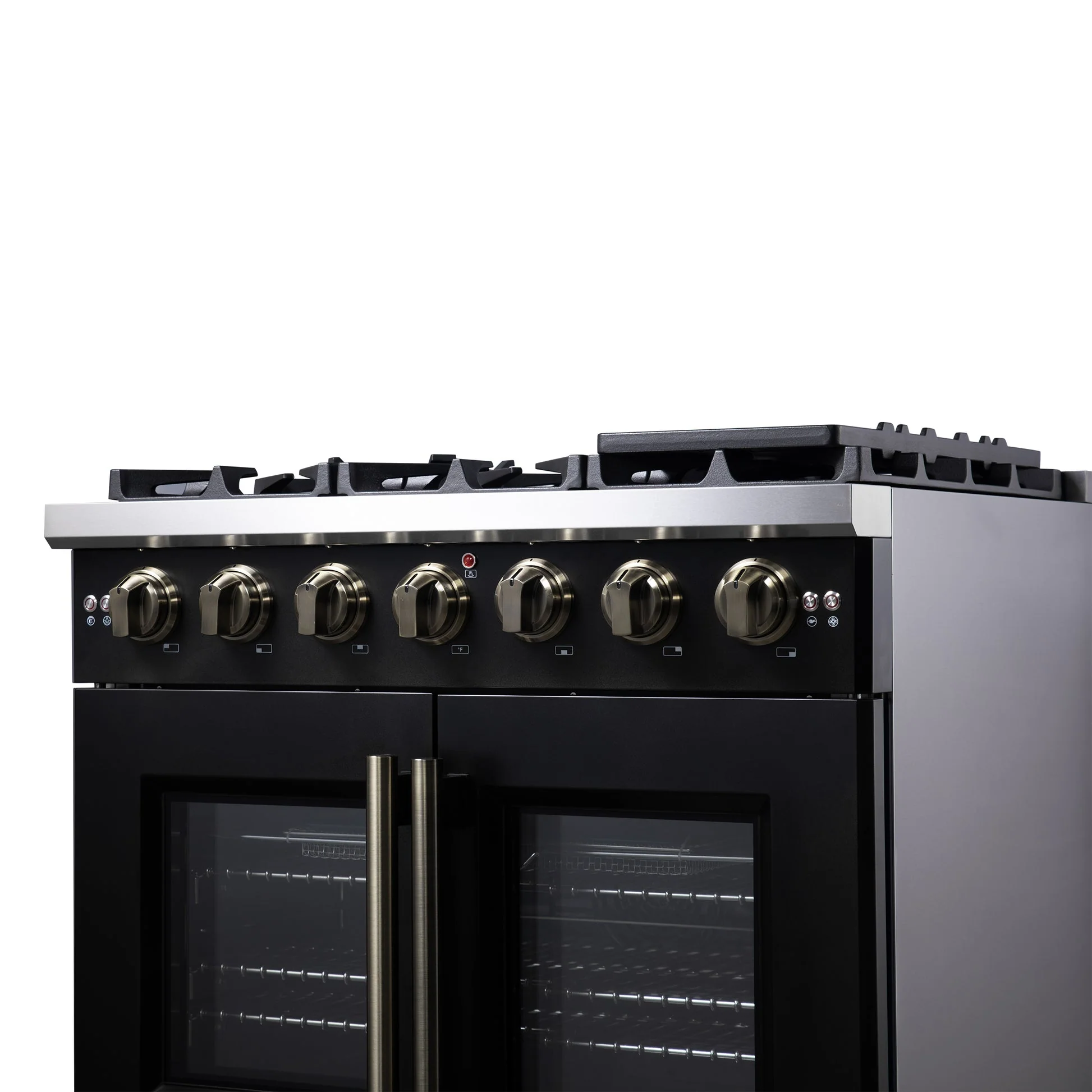 Forno Capriasca Freestanding French Door Gas Range, Convection Oven, Energy Efficient - Image 30