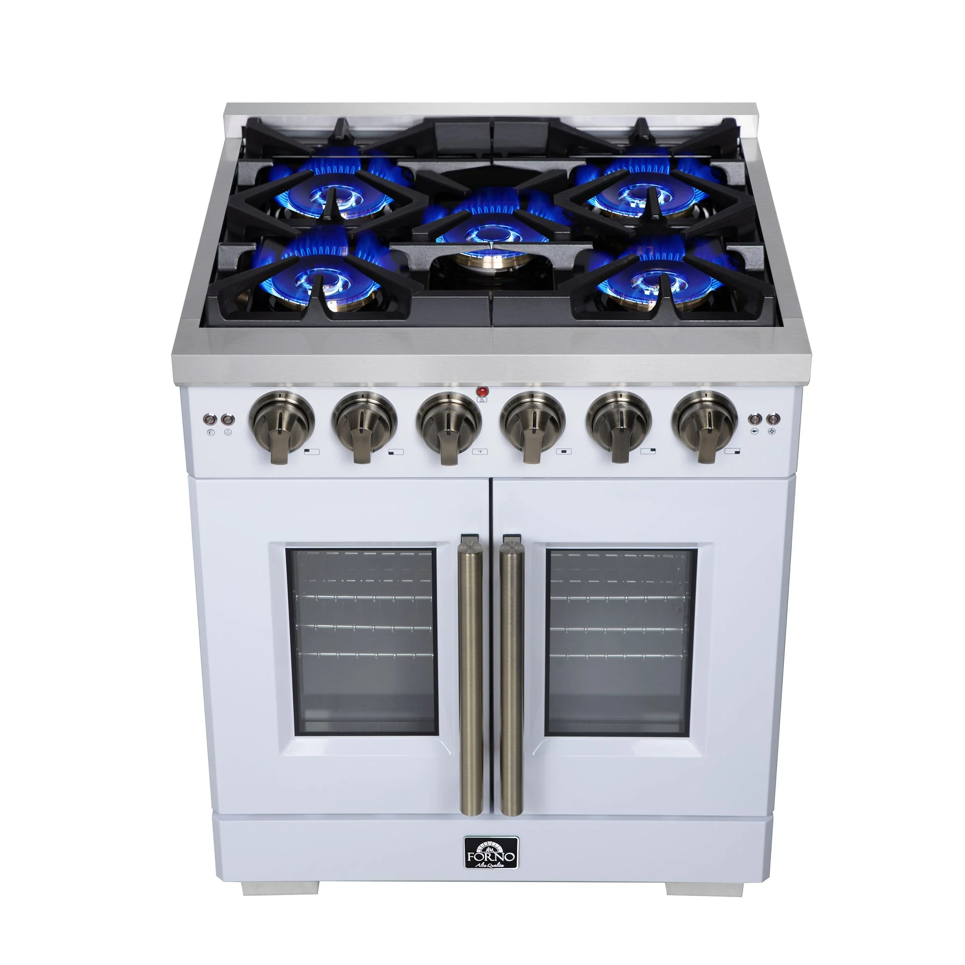 Forno Capriasca Freestanding French Door Gas Range, Convection Oven, Energy Efficient - Image 57