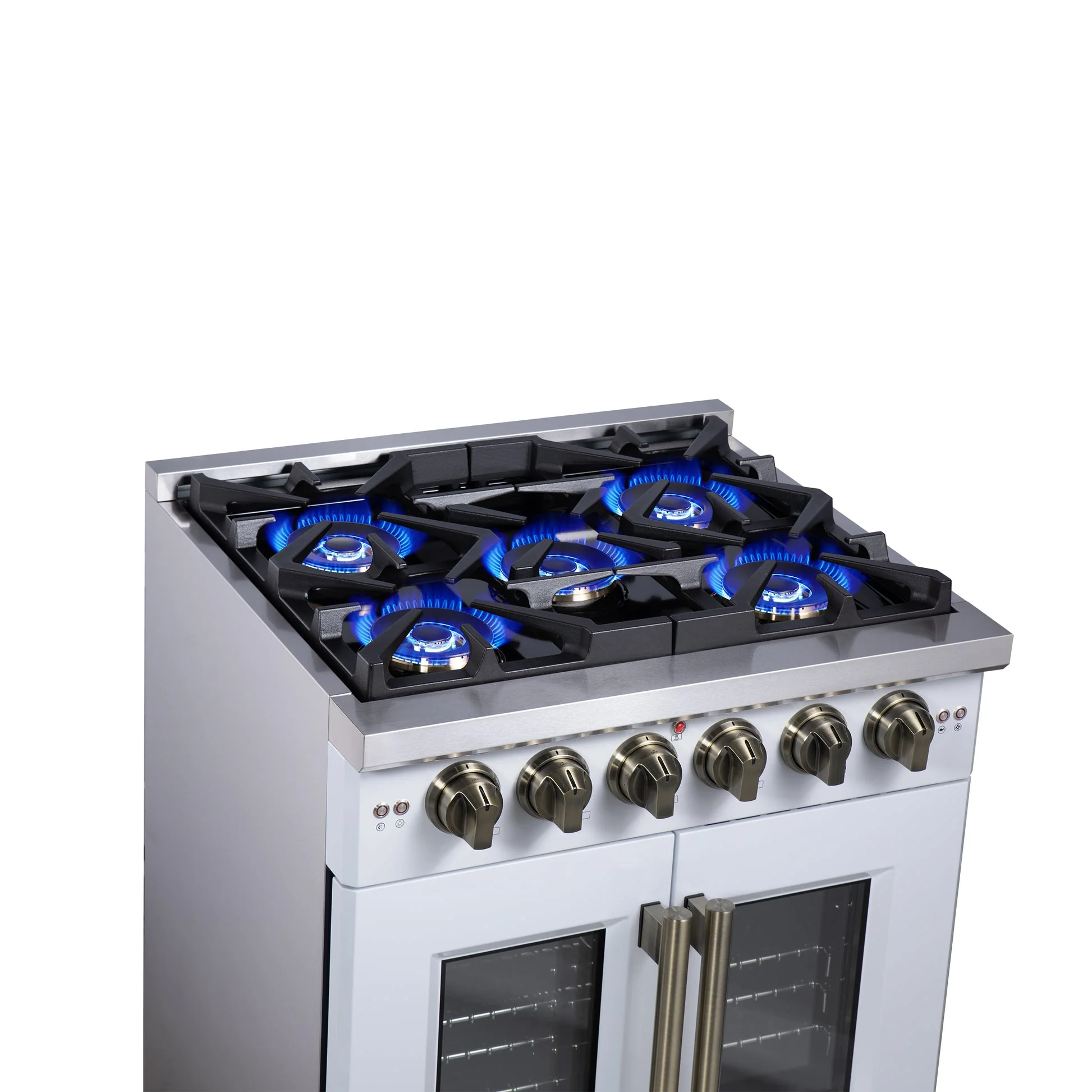 Forno Capriasca Freestanding French Door Gas Range, Convection Oven, Energy Efficient - Image 58