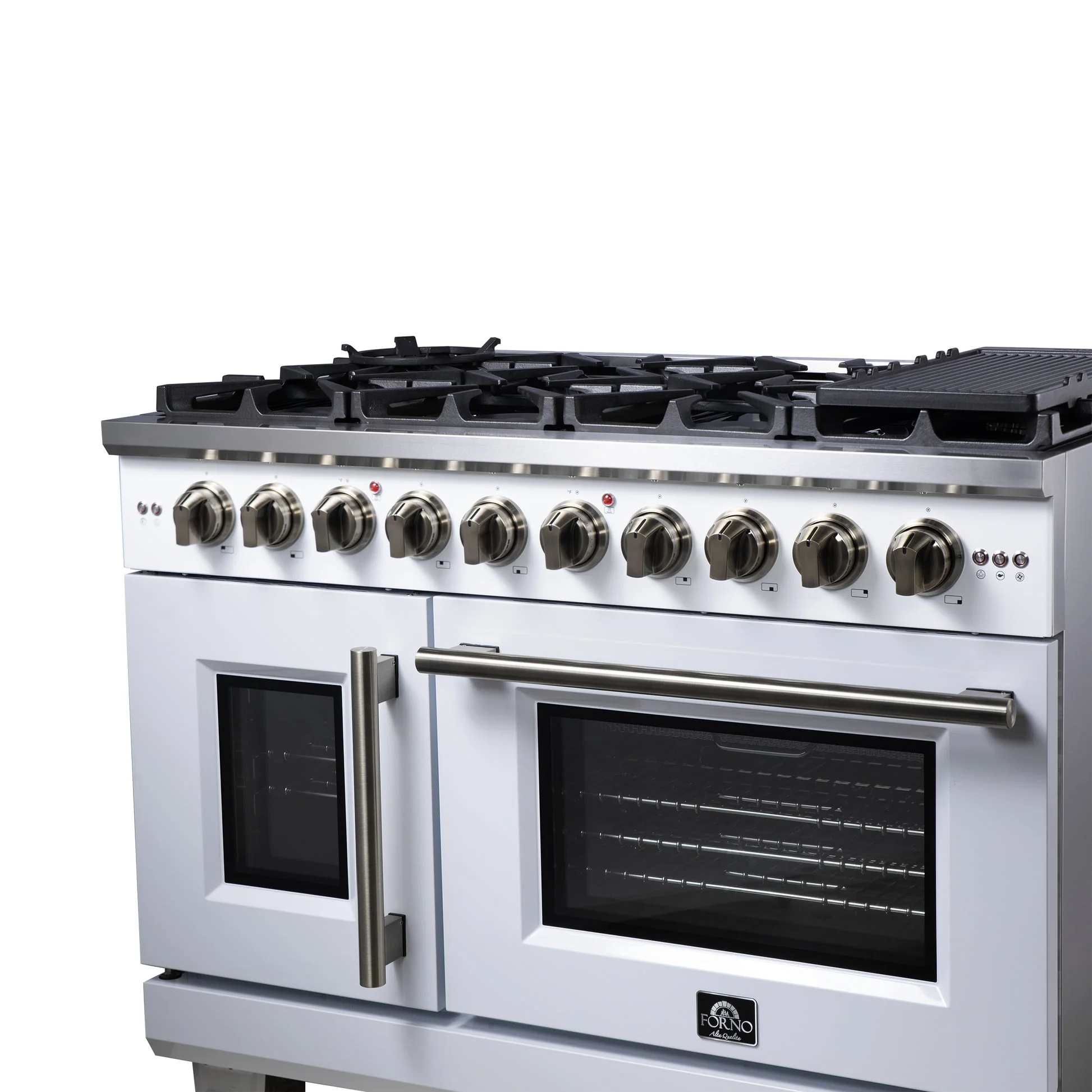 Forno Capriasca Freestanding French Door Gas Range, Convection Oven, Energy Efficient - Image 88