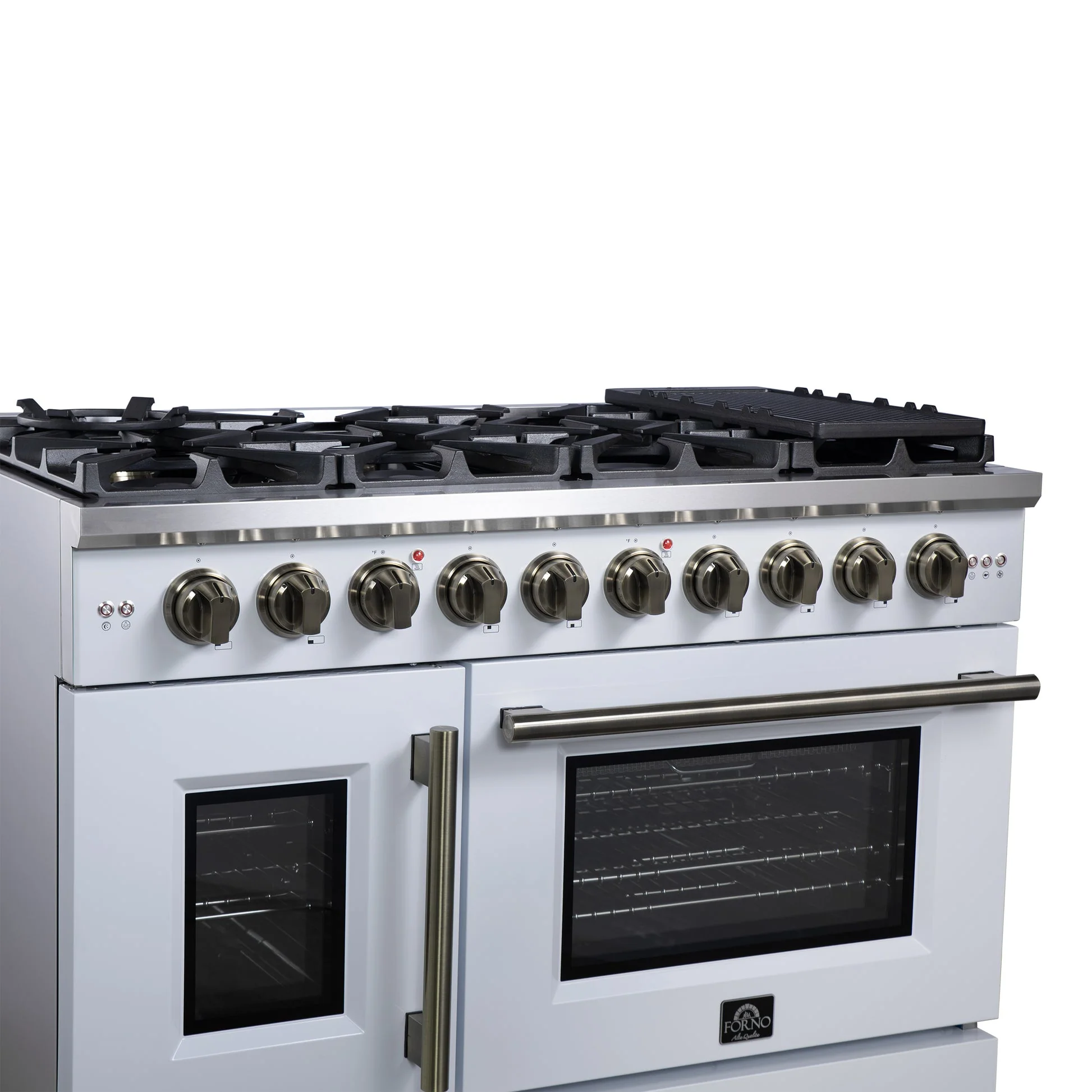 Forno Capriasca Freestanding French Door Gas Range, Convection Oven, Energy Efficient - Image 91