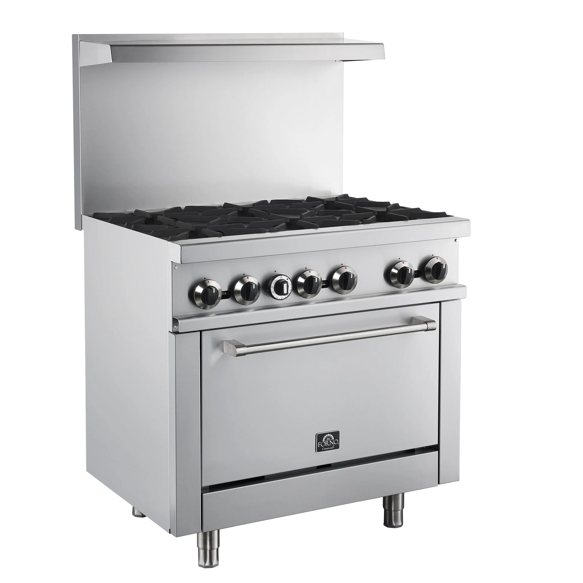 Forno Commerciale 36 Inch Gas Range with 6 Burners - Image 3