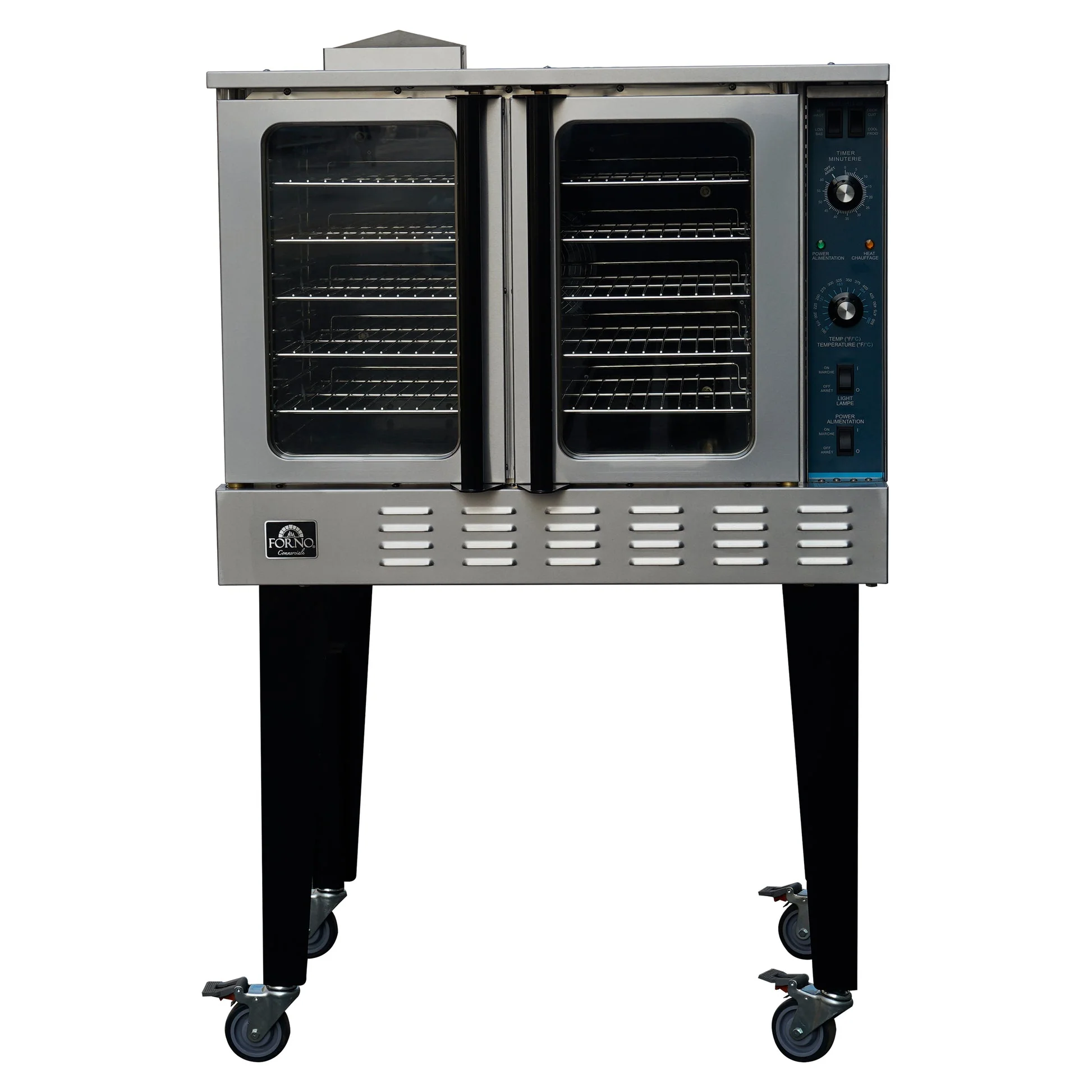 Forno Commerciale Convection Gas Oven, 3 burners, Stainless Steel, NG/LP convertible
