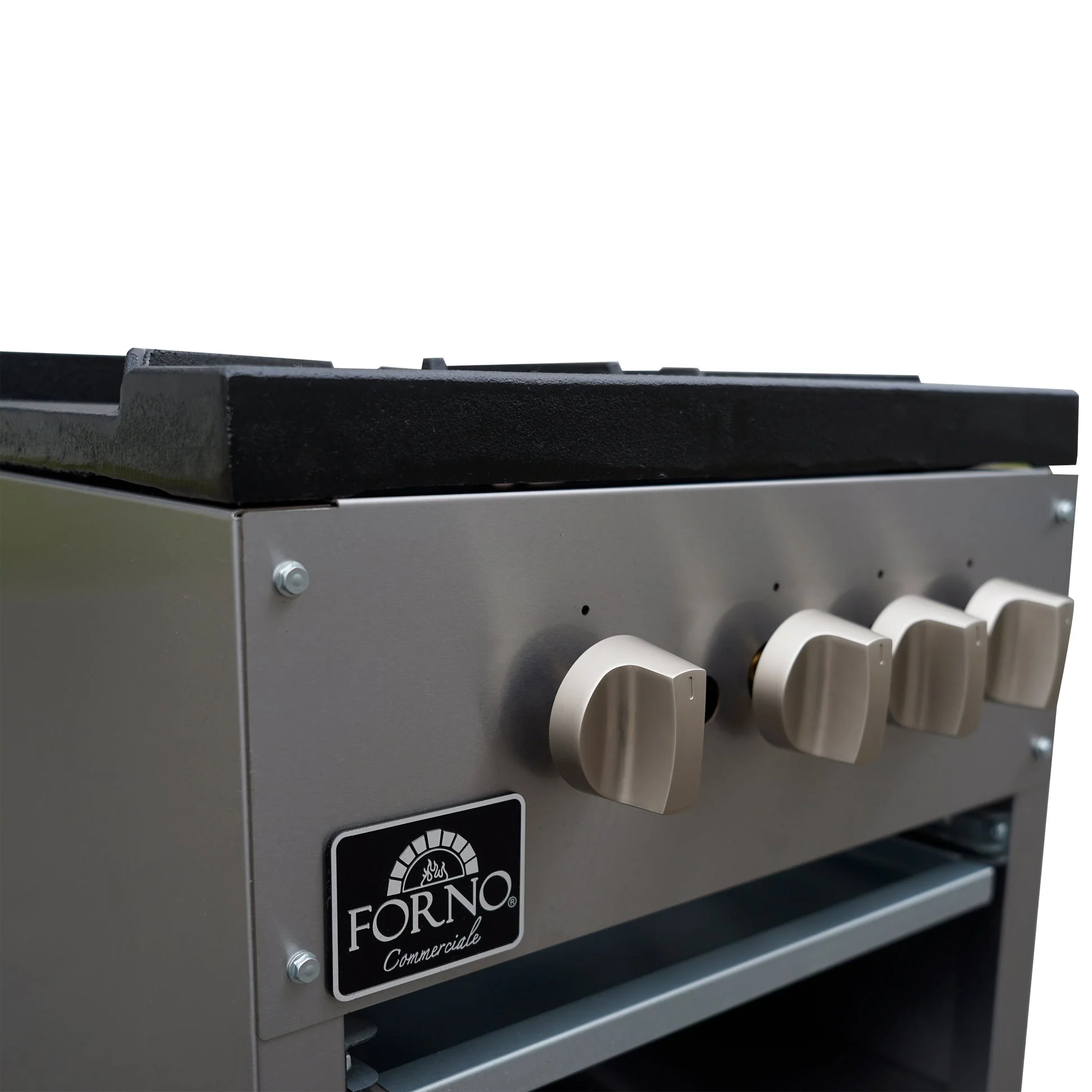 Forno Commerciale Gas Stock Pot Range – Dual 3-Ring Burners, Stainless Steel Construction - Image 5