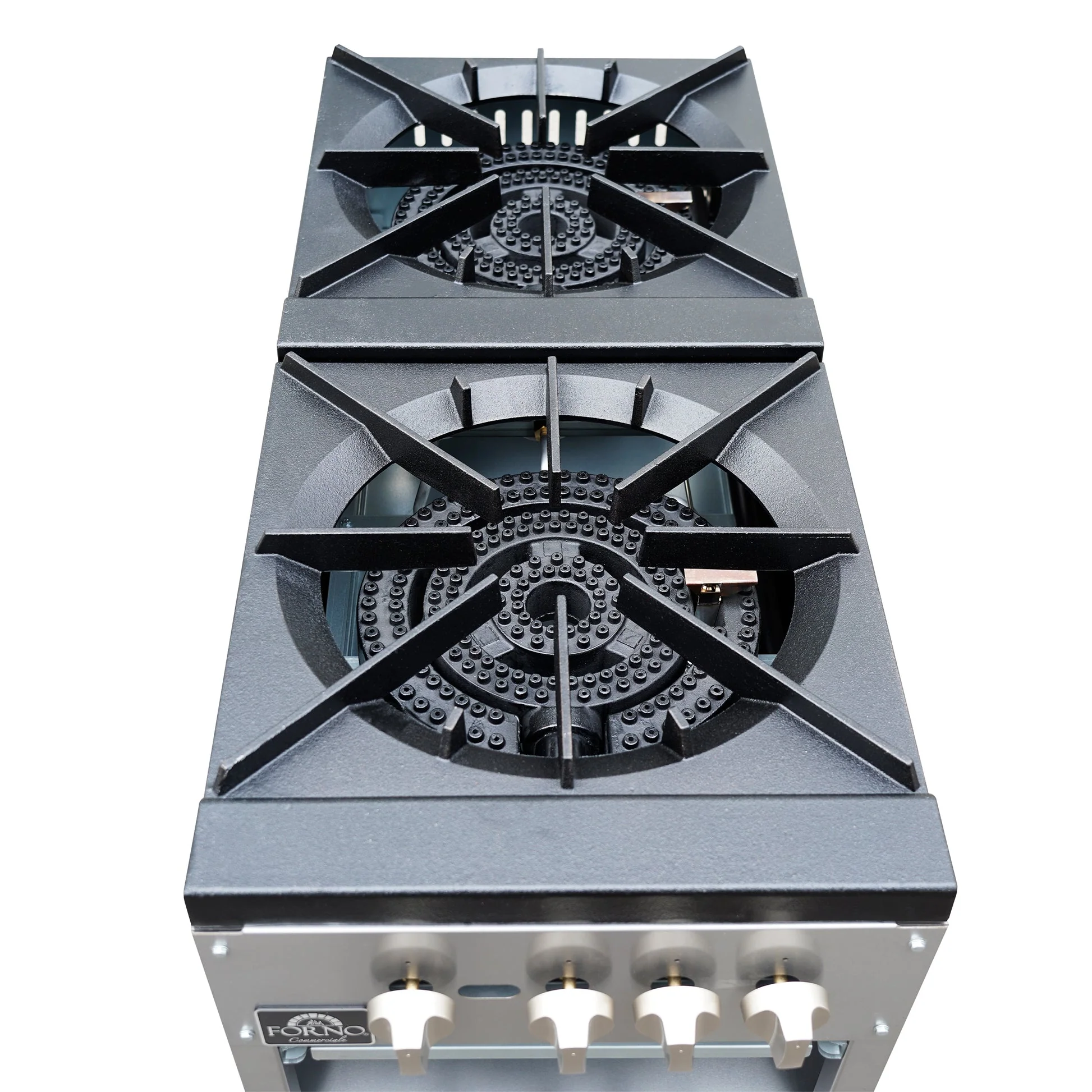 Forno Commerciale Gas Stock Pot Range – Dual 3-Ring Burners, Stainless Steel Construction - Image 8
