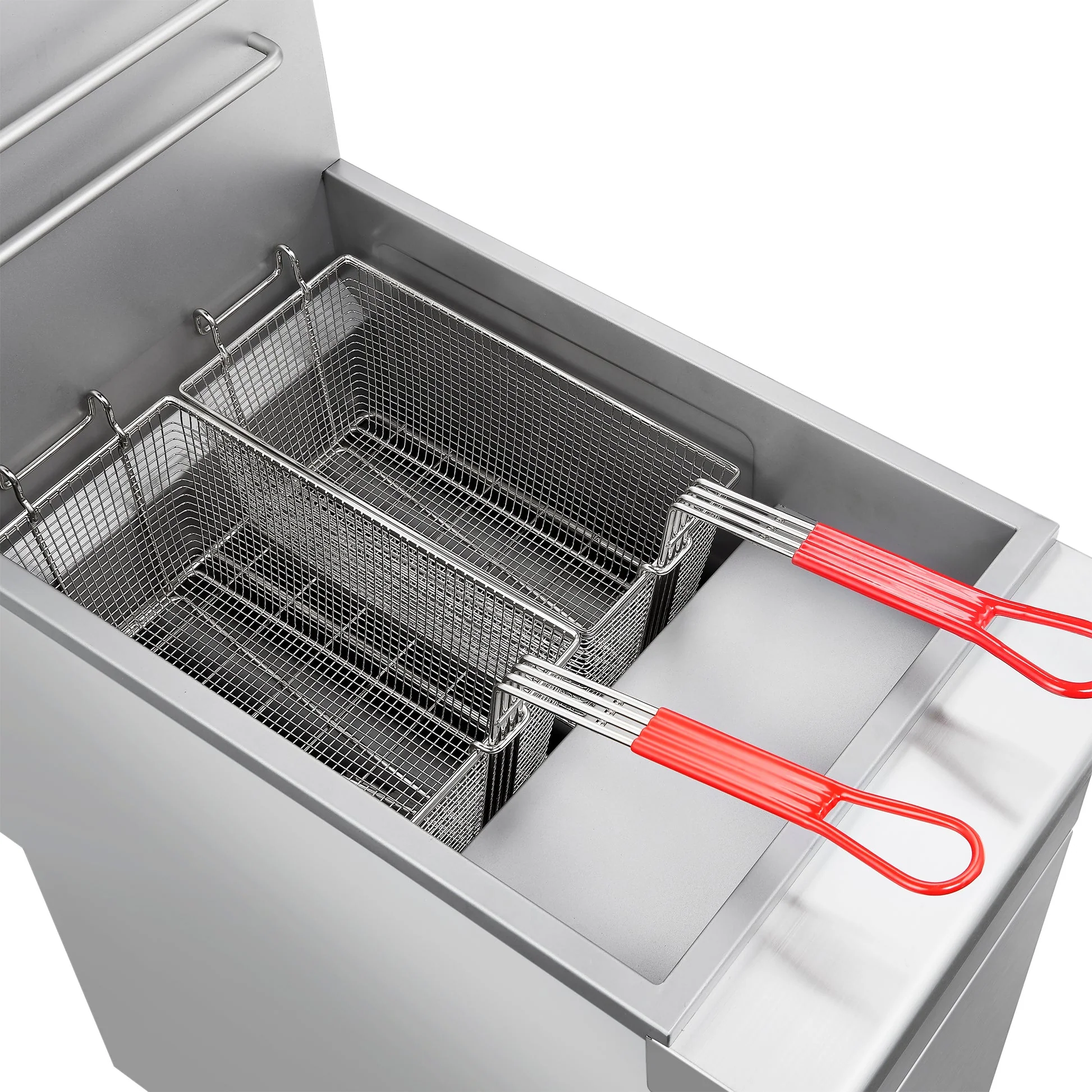 Forno Commerciale Propane Gas Deep Fryer, 3 Burners 90,000 BTU, 40 lbs Oil Capacity - Image 7
