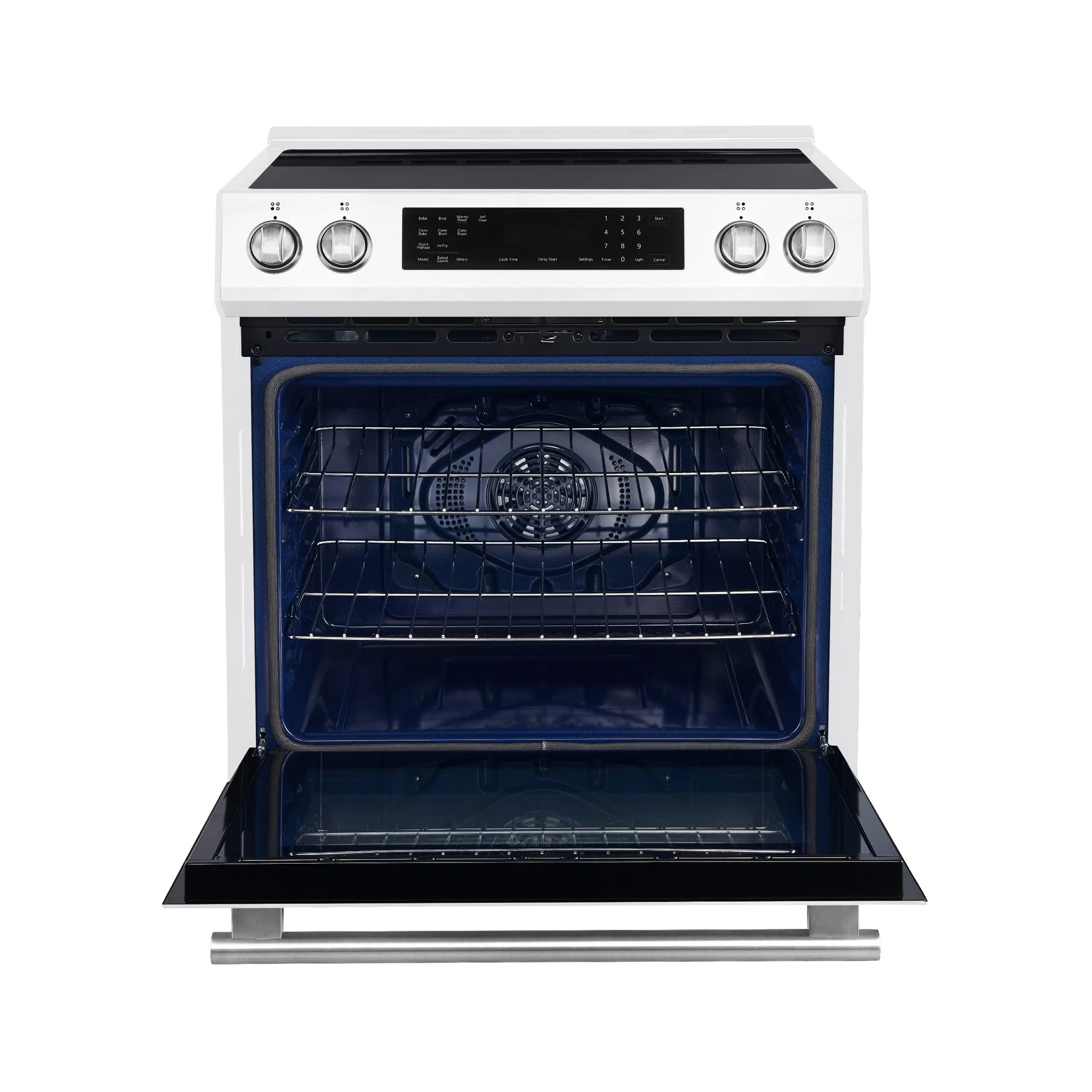 Forno Donatello Espresso 30-Inch Slide-In Induction Range, Convection Oven, 5 Cooking Zones, Touch Control Panel - Image 12