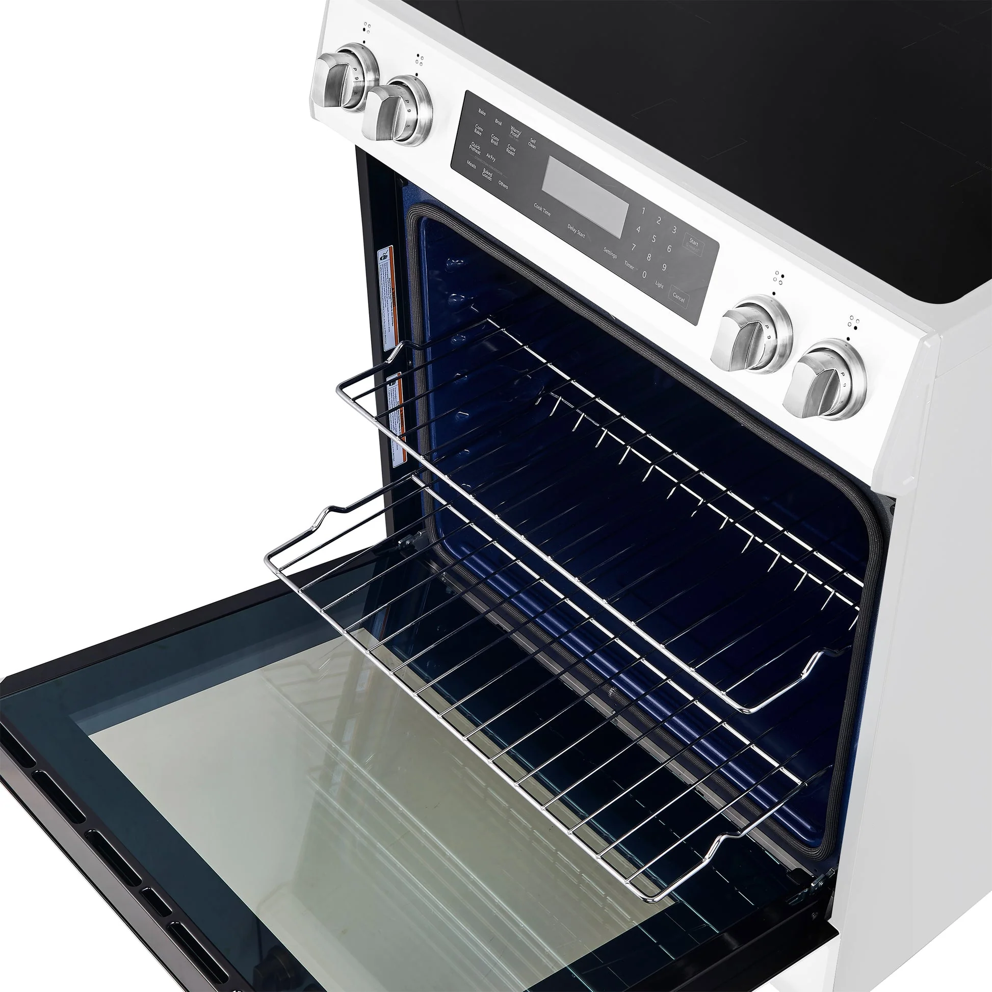 Forno Donatello Espresso 30-Inch Slide-In Induction Range, Convection Oven, 5 Cooking Zones, Touch Control Panel - Image 14