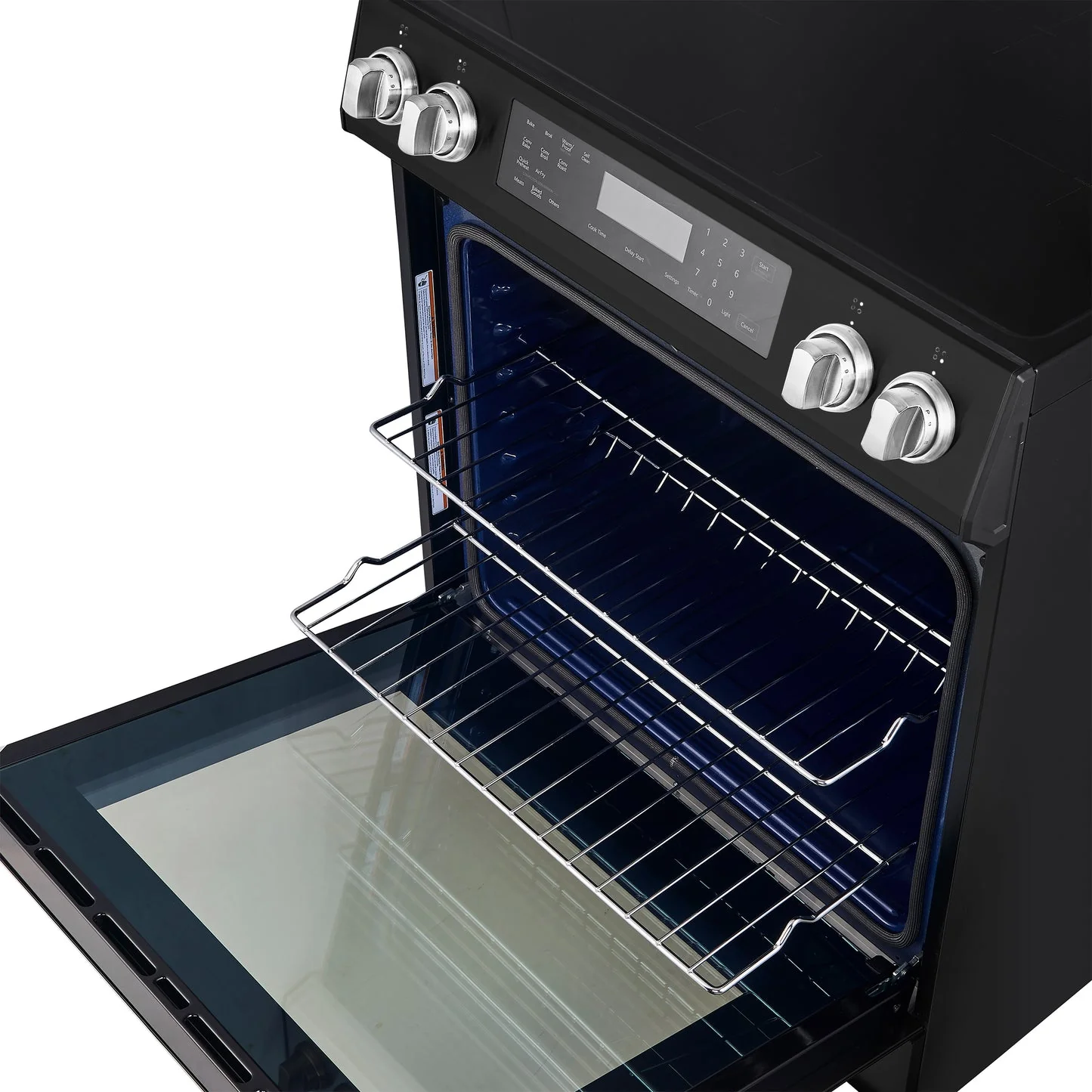Forno Donatello Espresso 30-Inch Slide-In Induction Range, Convection Oven, 5 Cooking Zones, Touch Control Panel - Image 3