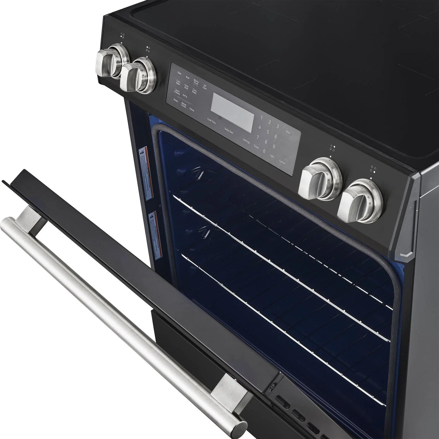 Forno Donatello Espresso 30-Inch Slide-In Induction Range, Convection Oven, 5 Cooking Zones, Touch Control Panel - Image 8