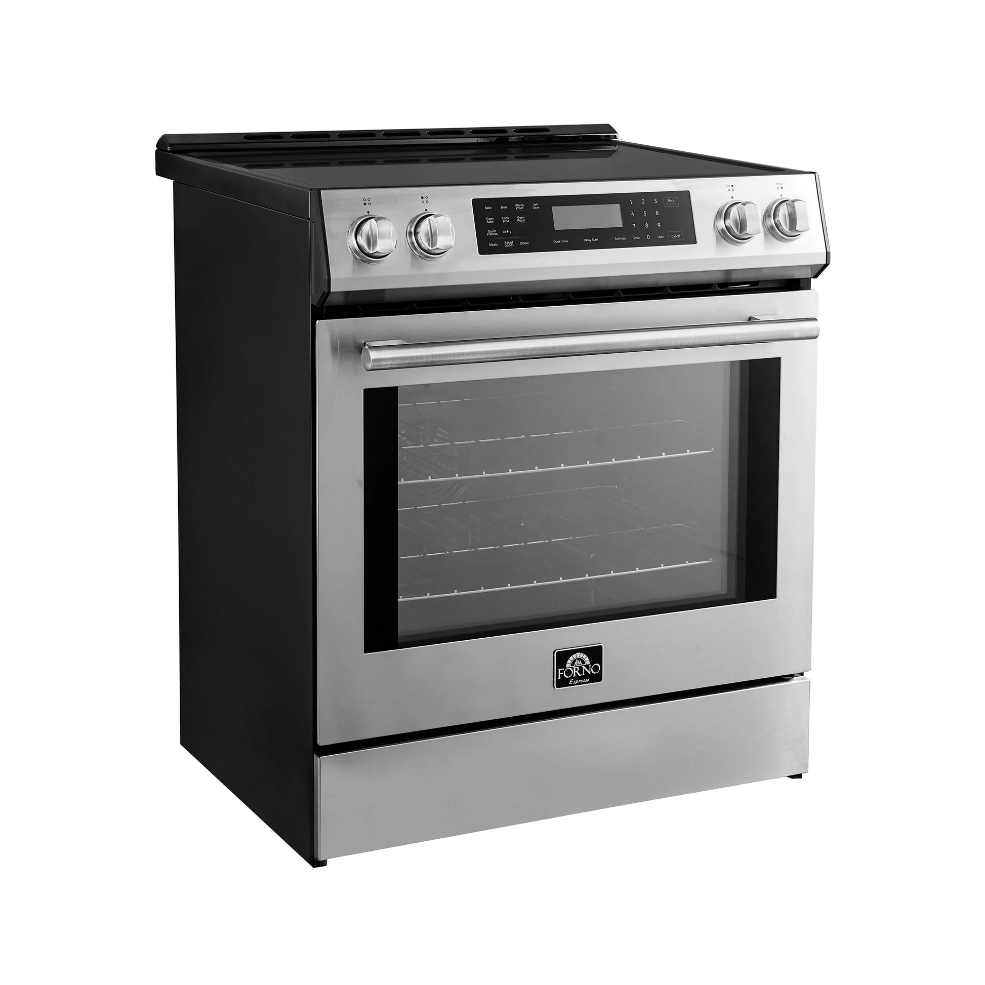 Forno Donatello Espresso 30-Inch Slide-In Stainless Steel Induction Range, Convection Oven - Image 3