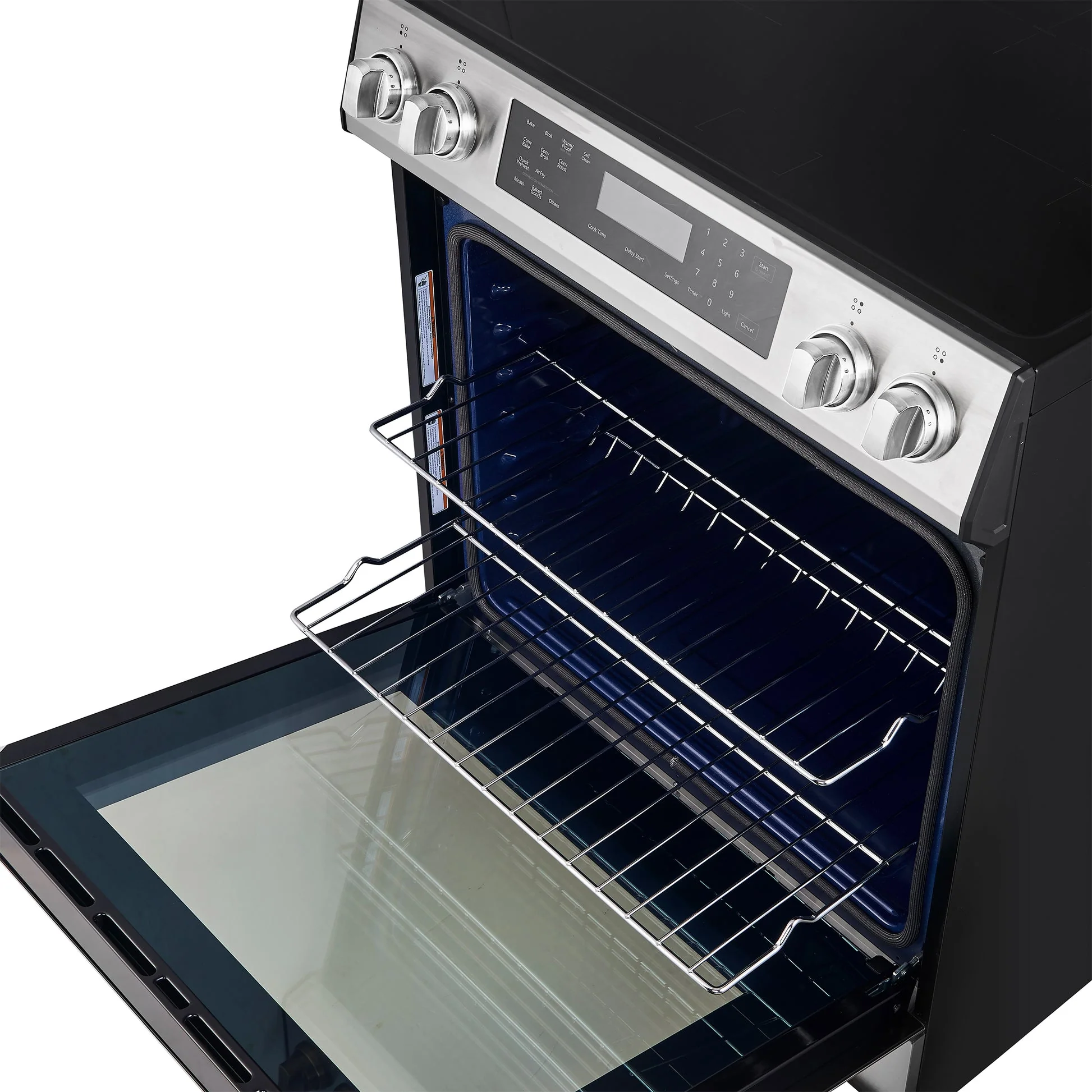 Forno Donatello Espresso 30-Inch Slide-In Stainless Steel Induction Range, Convection Oven - Image 7